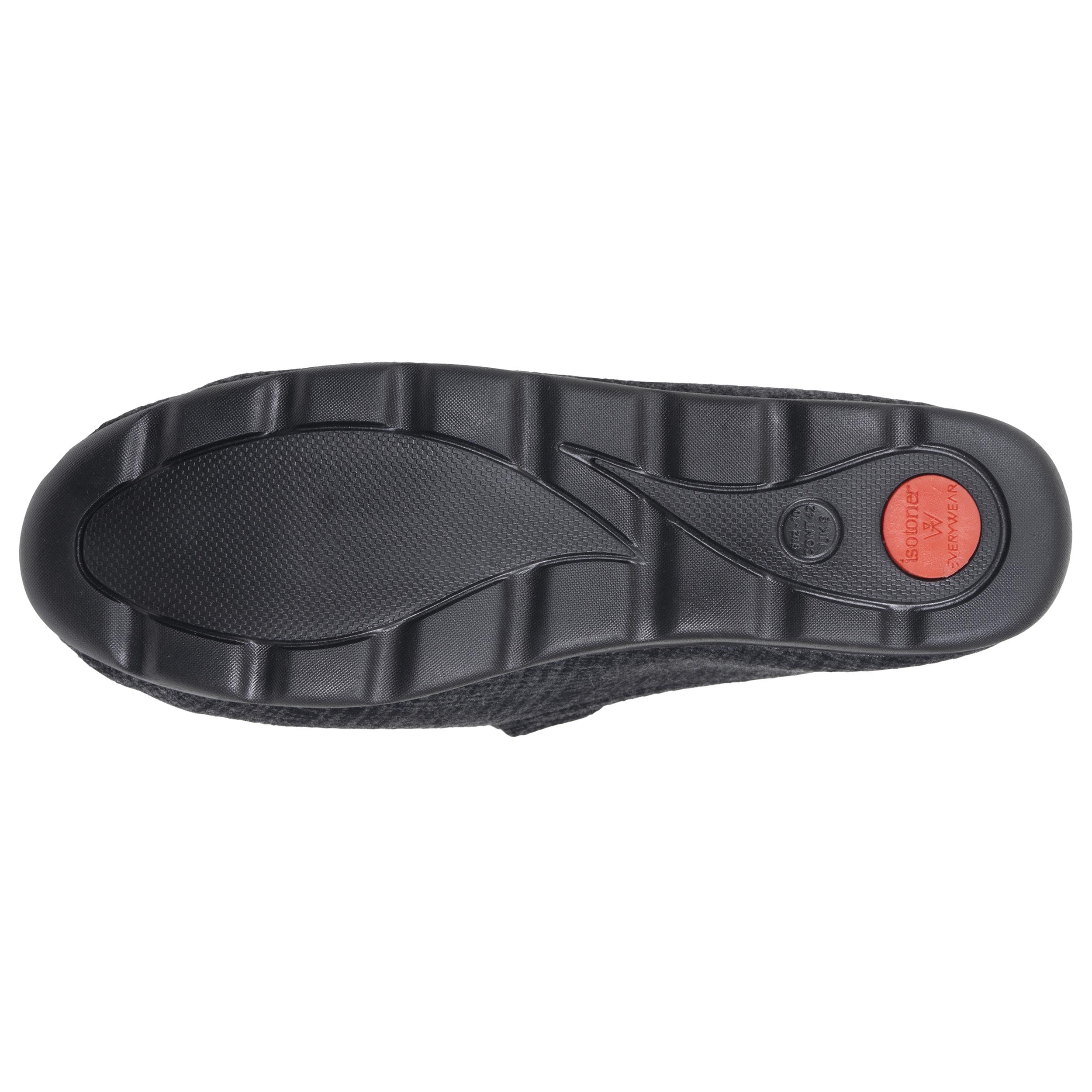 isotoner-chaussons-charentaises-homme-tartan-noir image 4