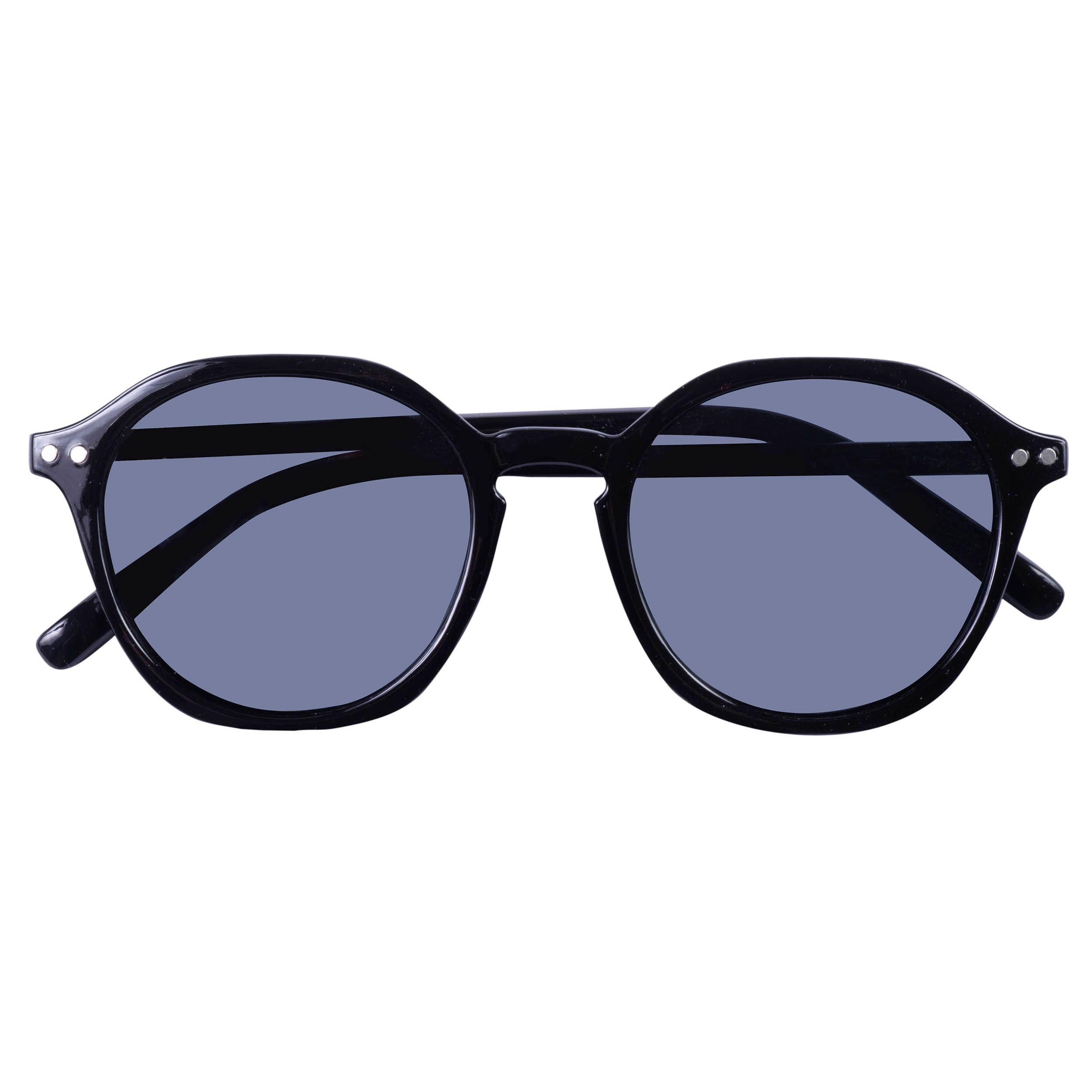 isotoner-lunettes-de-soleil-hexagonal-noir image 1