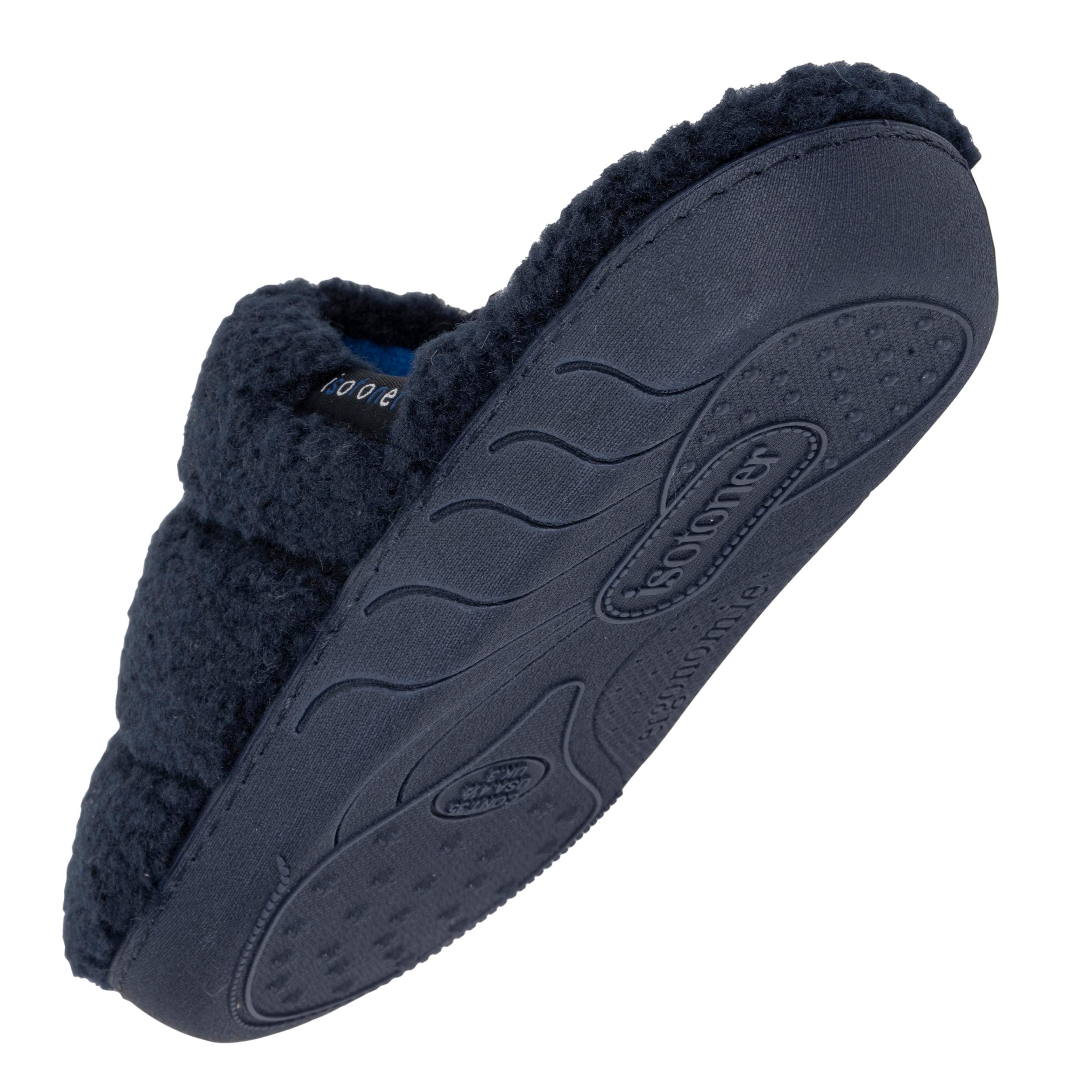 isotoner-mules-junior-marine-matelass-sherpa image 5
