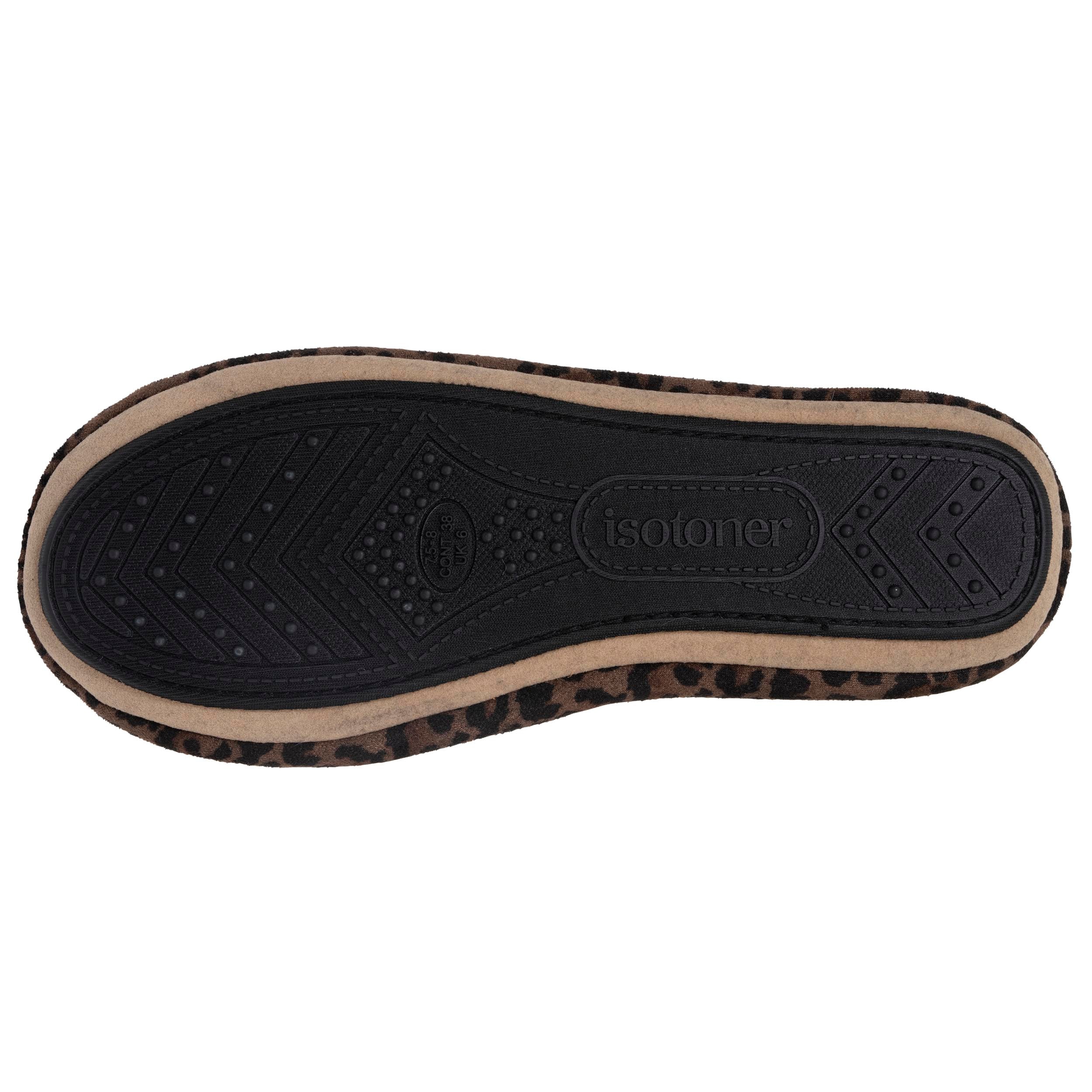 isotoner-chaussons-ballerines-femme-l-opard-premium image 5