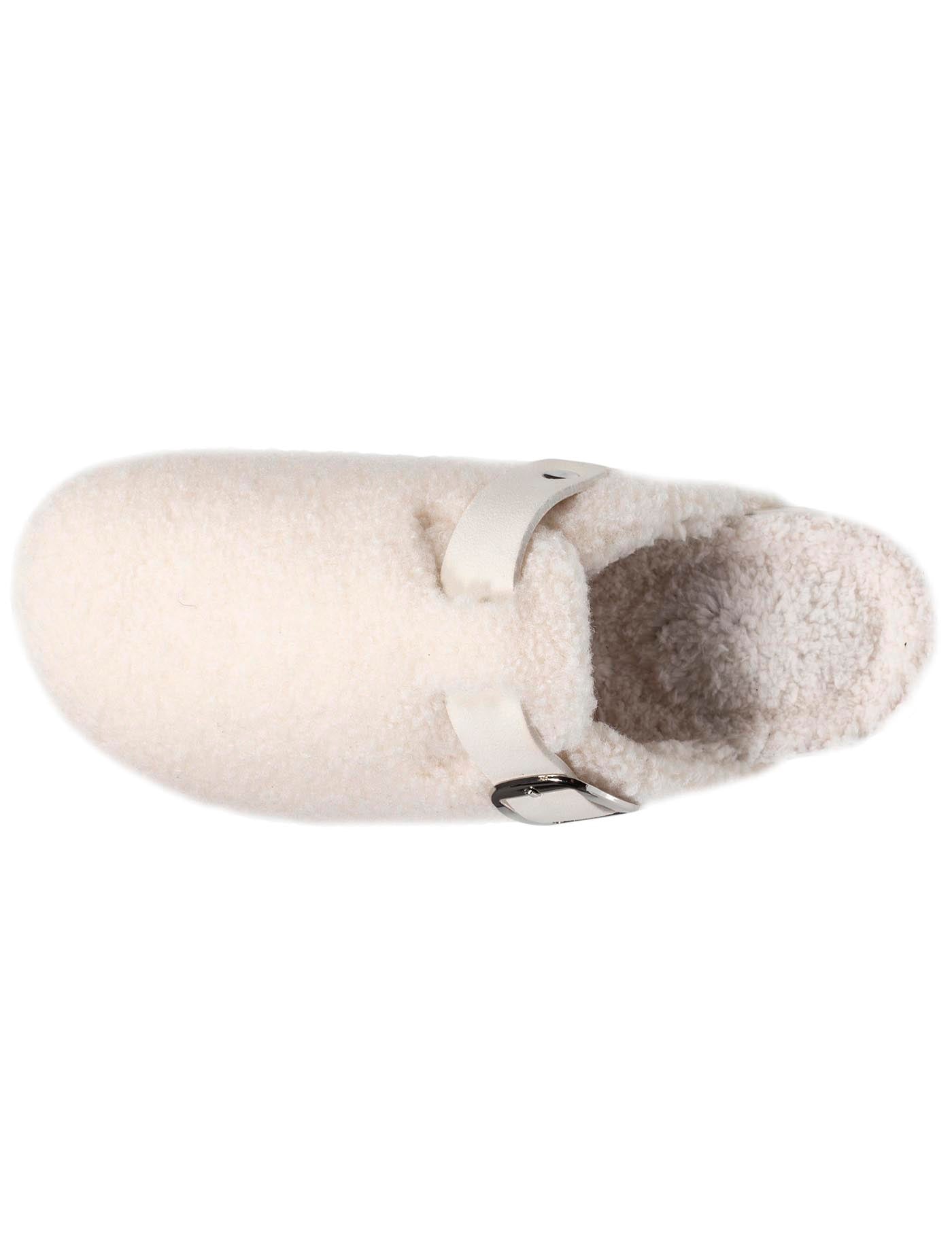 isotoner-chaussons-mules-femme-sherpa-ivoire-everywear image 7