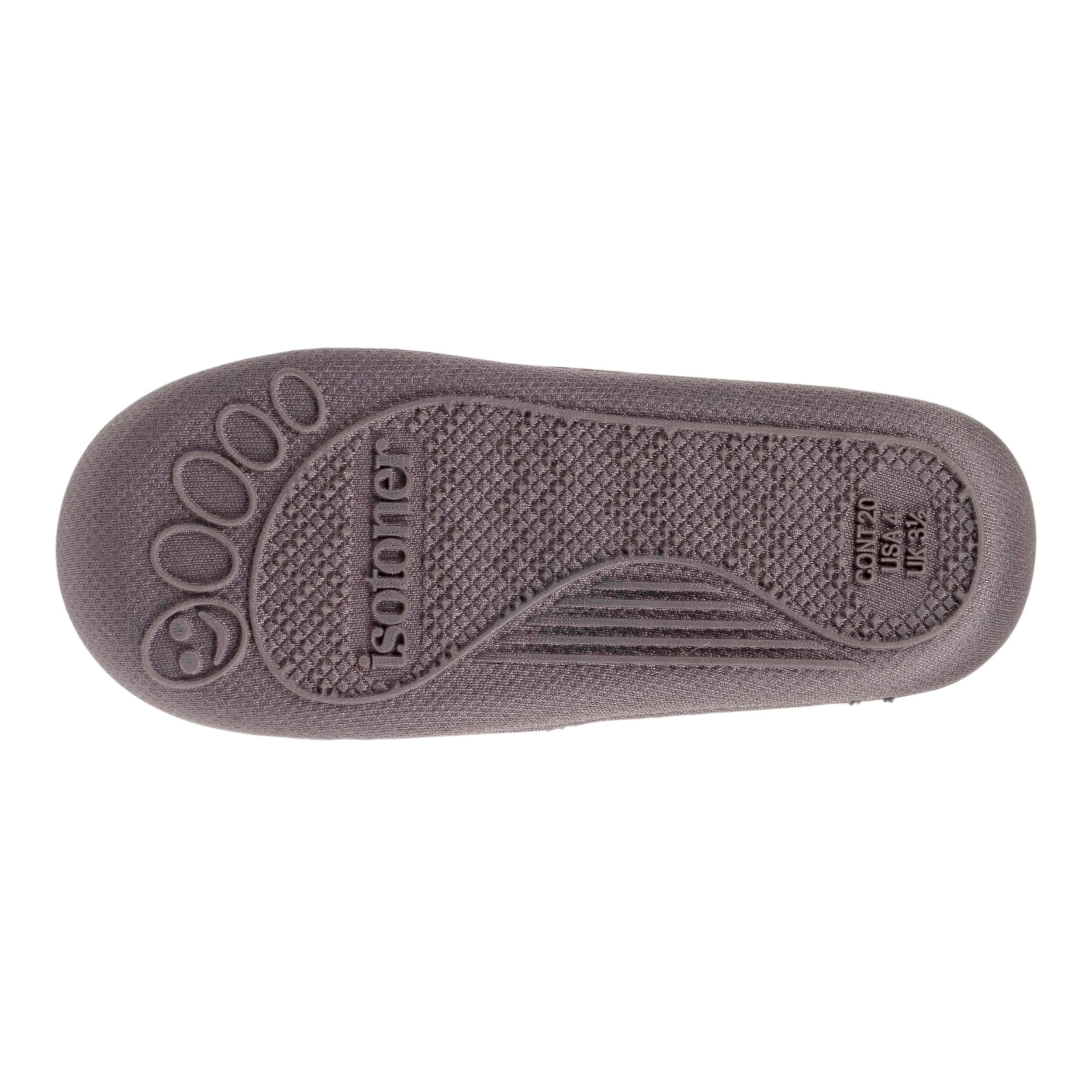isotoner-chaussons-bottillons-zip-b-b-gris-iris image 4