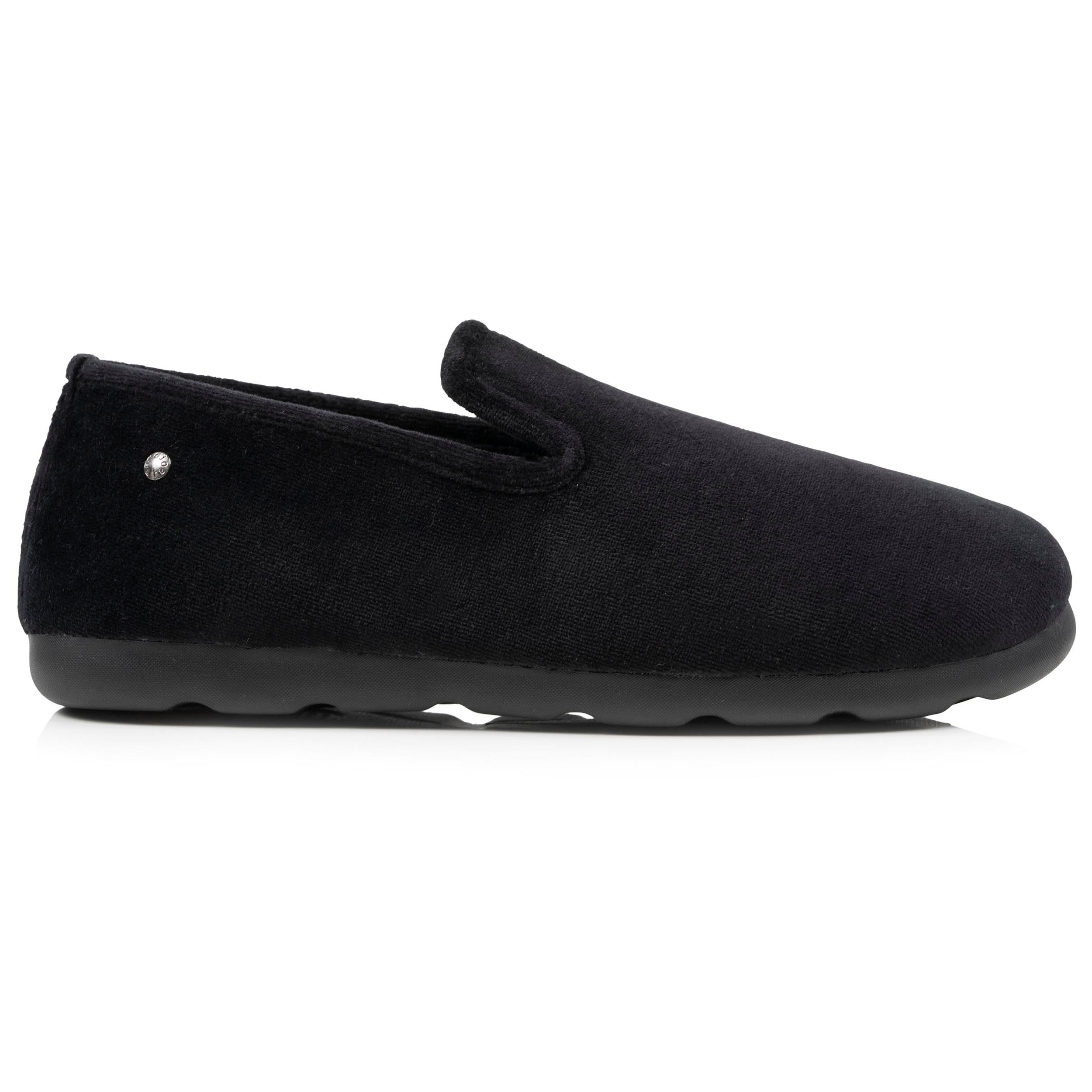 isotoner-chaussons-charentaises-homme-noir-tartan-everywear image 8