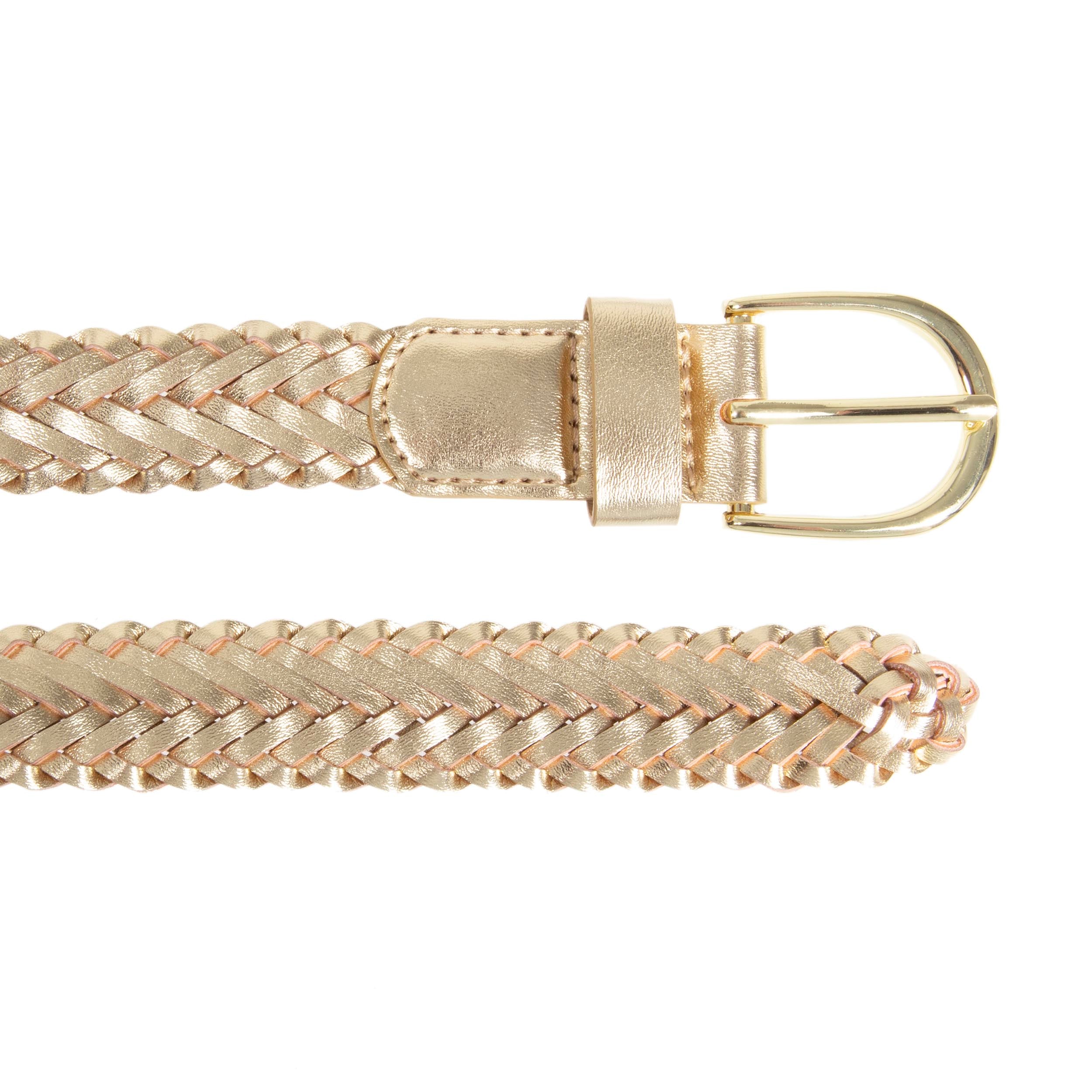 isotoner-ceinture-femme-tress-e-dor-e image 2