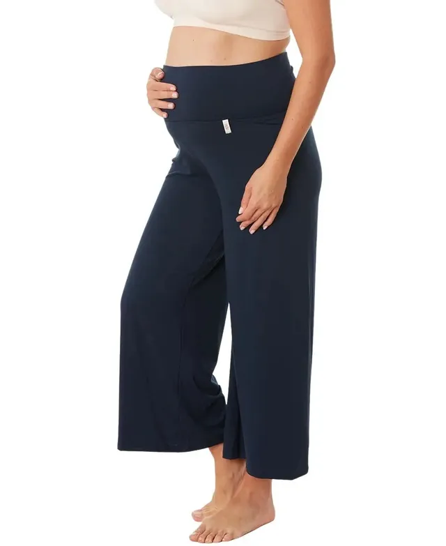 cache-c-ur-origin-pantalon-7-8-me-de-grossesse-indigo-en-lyocell image 1