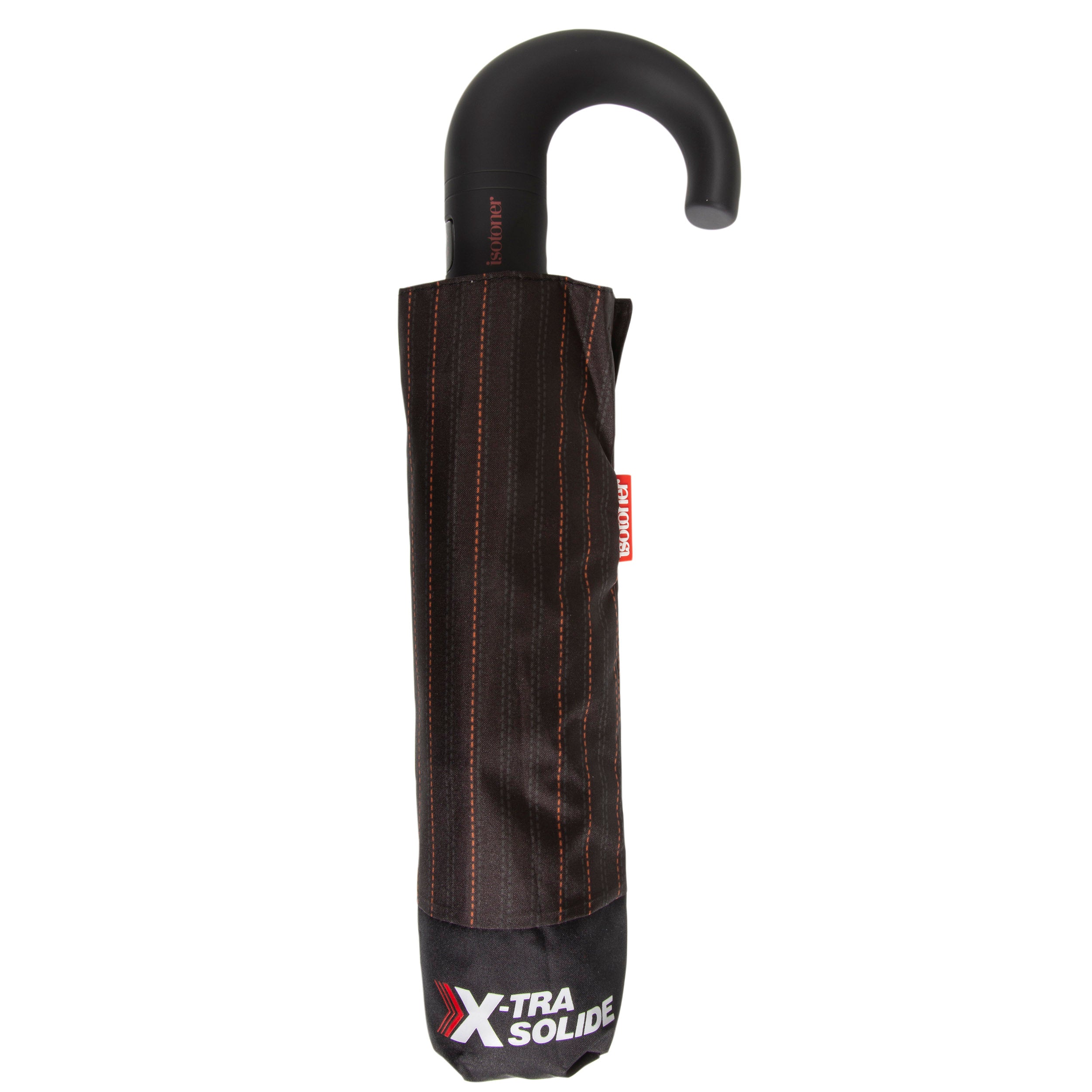 isotoner-parapluie-crook-x-tra-solide-surpiqu image 3