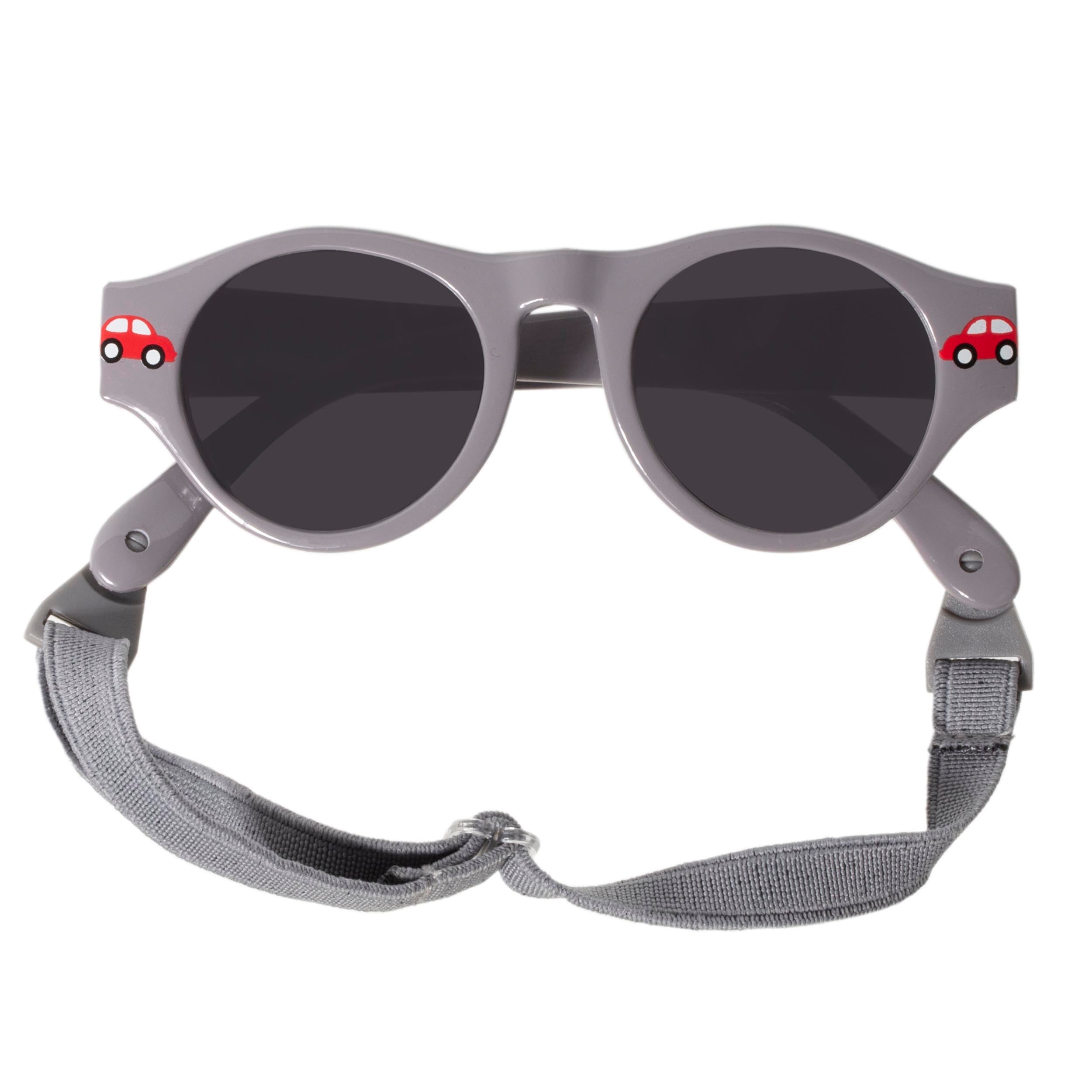isotoner-lunettes-de-soleil-gar-on-2-3-ans-rondes-grises image 1
