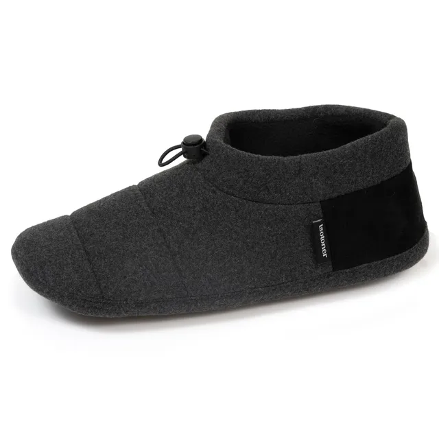isotoner-chaussons-bottillons-homme-gris-chin-fonc image 1