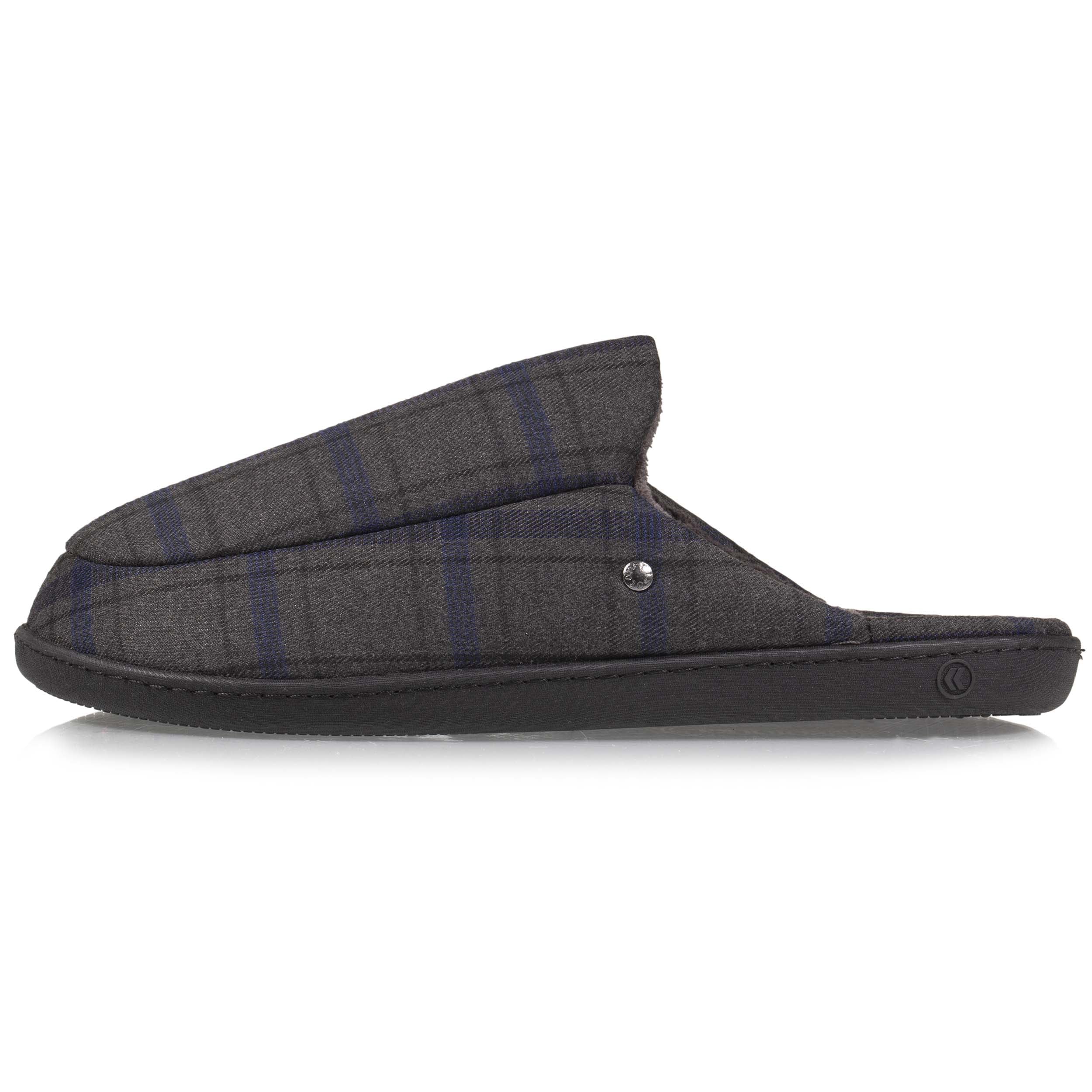 isotoner-chaussons-mules-homme-tartan-everywear image 3