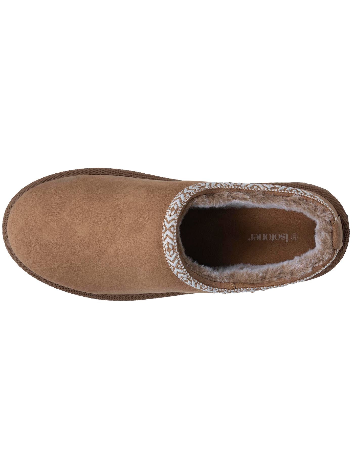 isotoner-sabots-cozy-femme-fourr-s-camel-everywear-m-moire-de-forme image 7