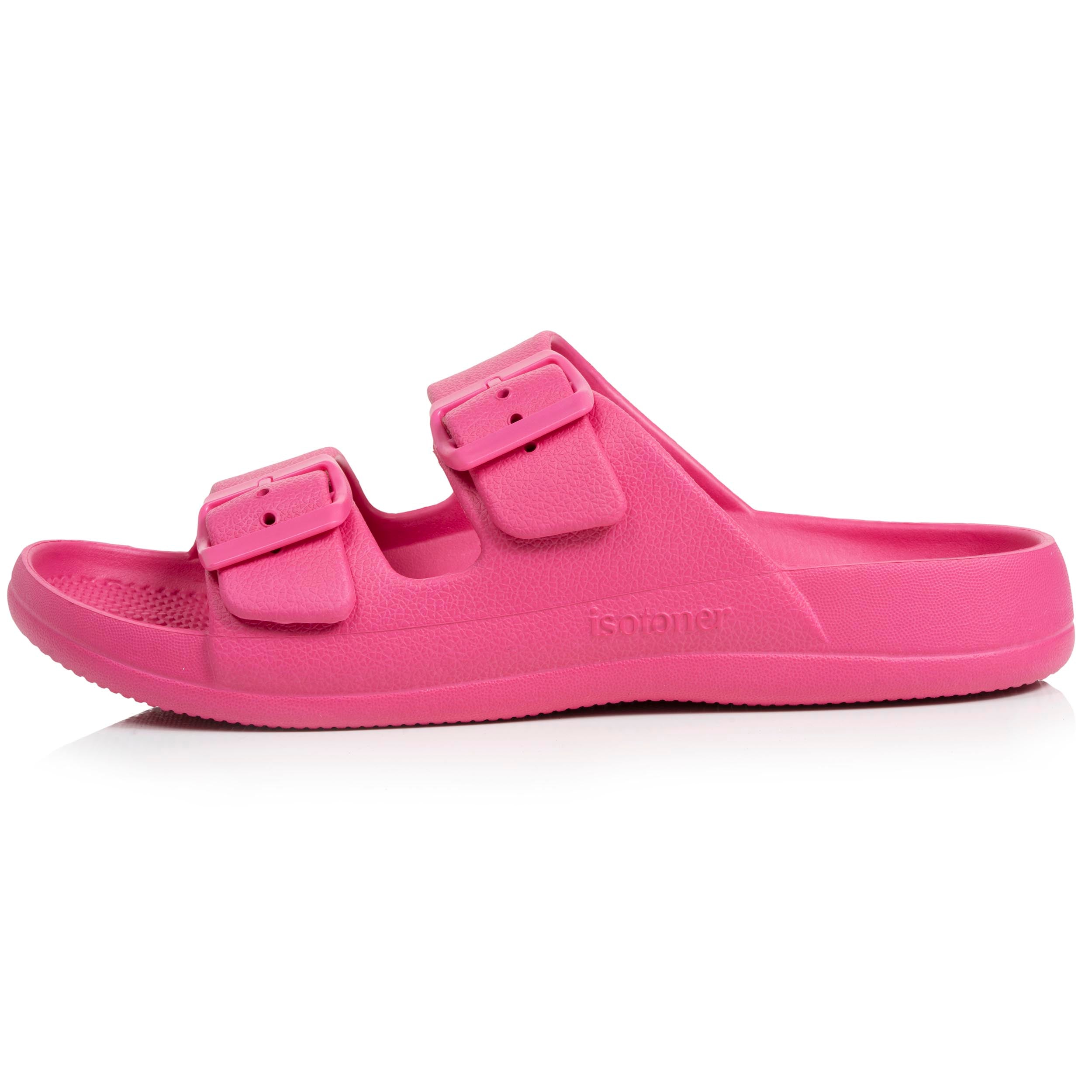 isotoner-mules-claquettes-femme-ajustables-rose-everywear image 4