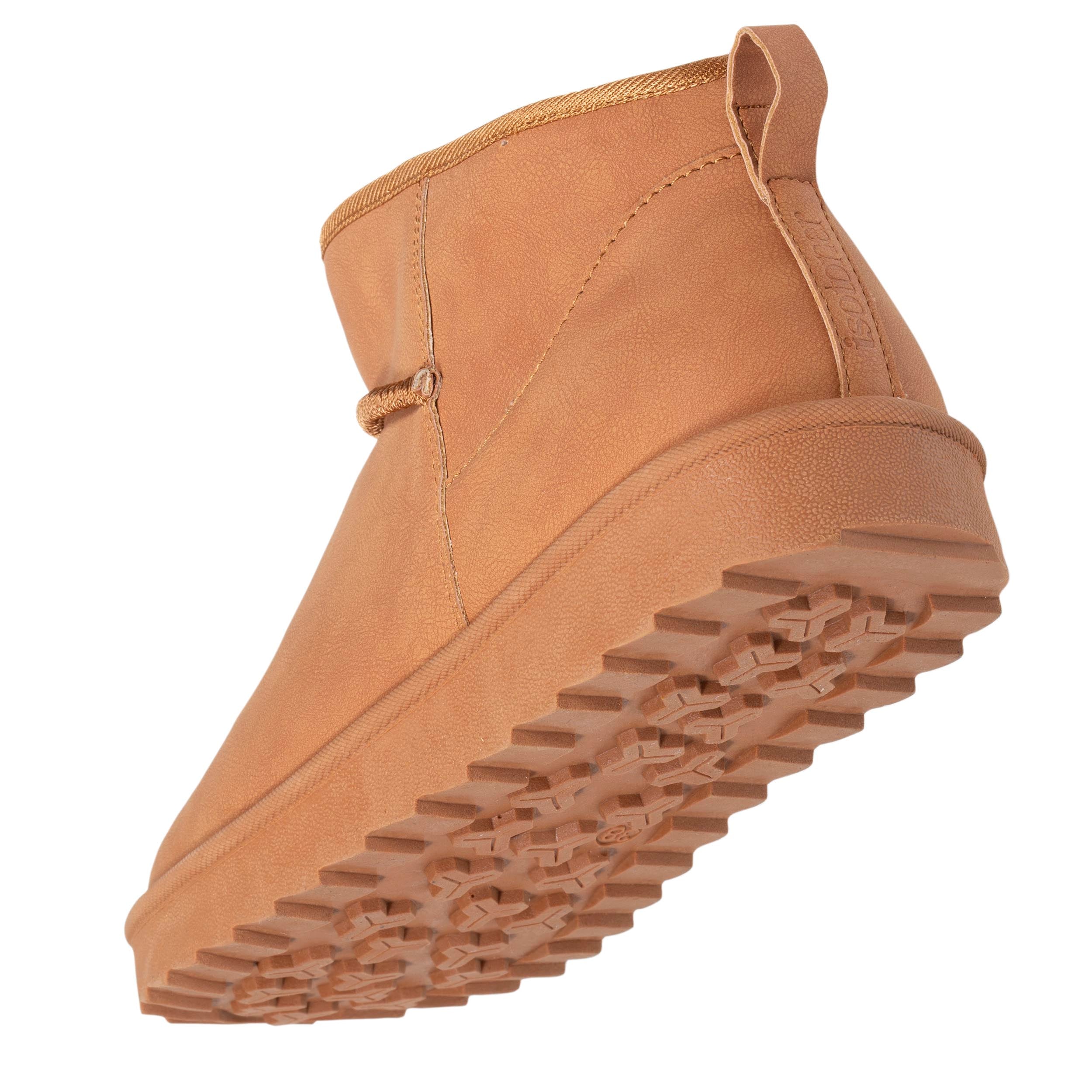 isotoner-bottines-femme-fourrure-camel-m-moire-de-forme image 5