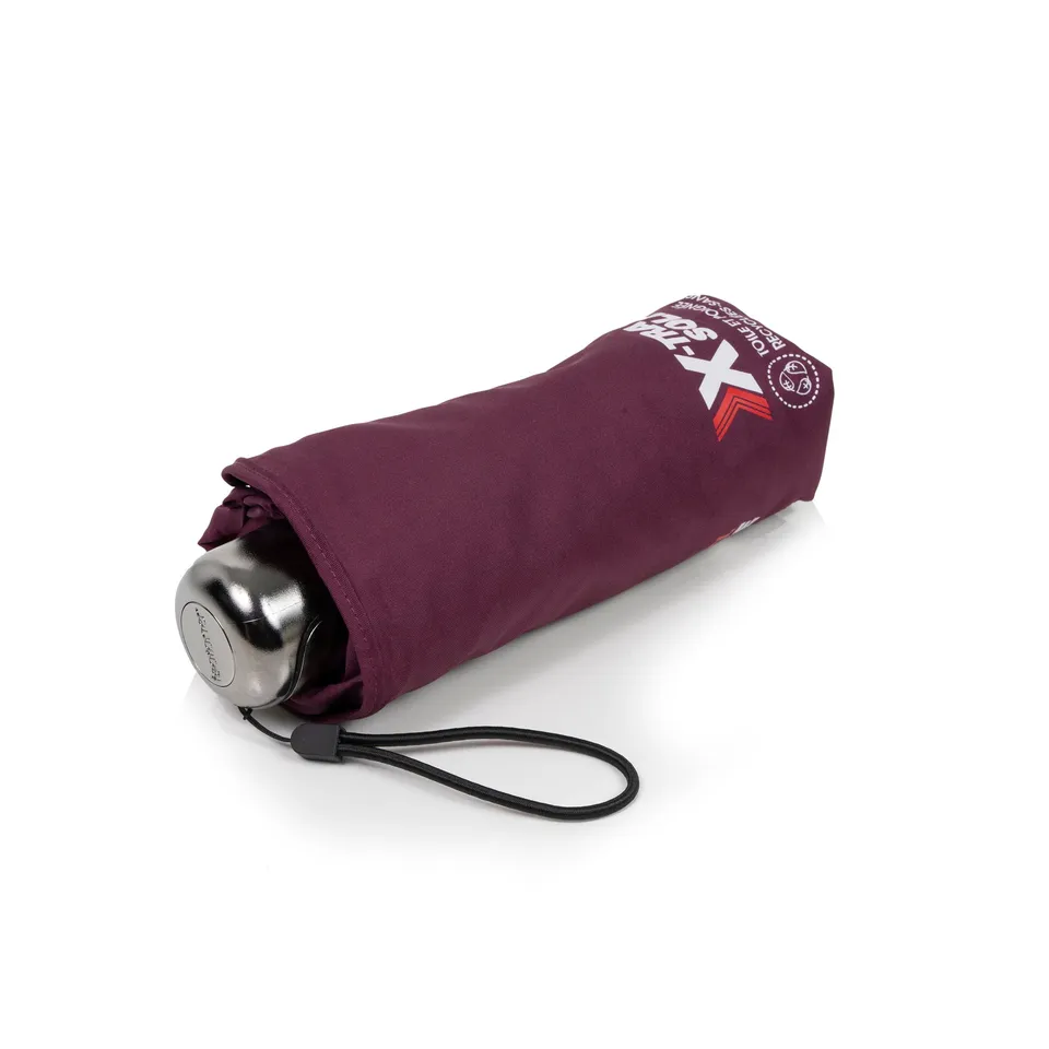 isotoner-parapluie-mini-x-tra-solide-alpha-17-5-cm-prune image 1
