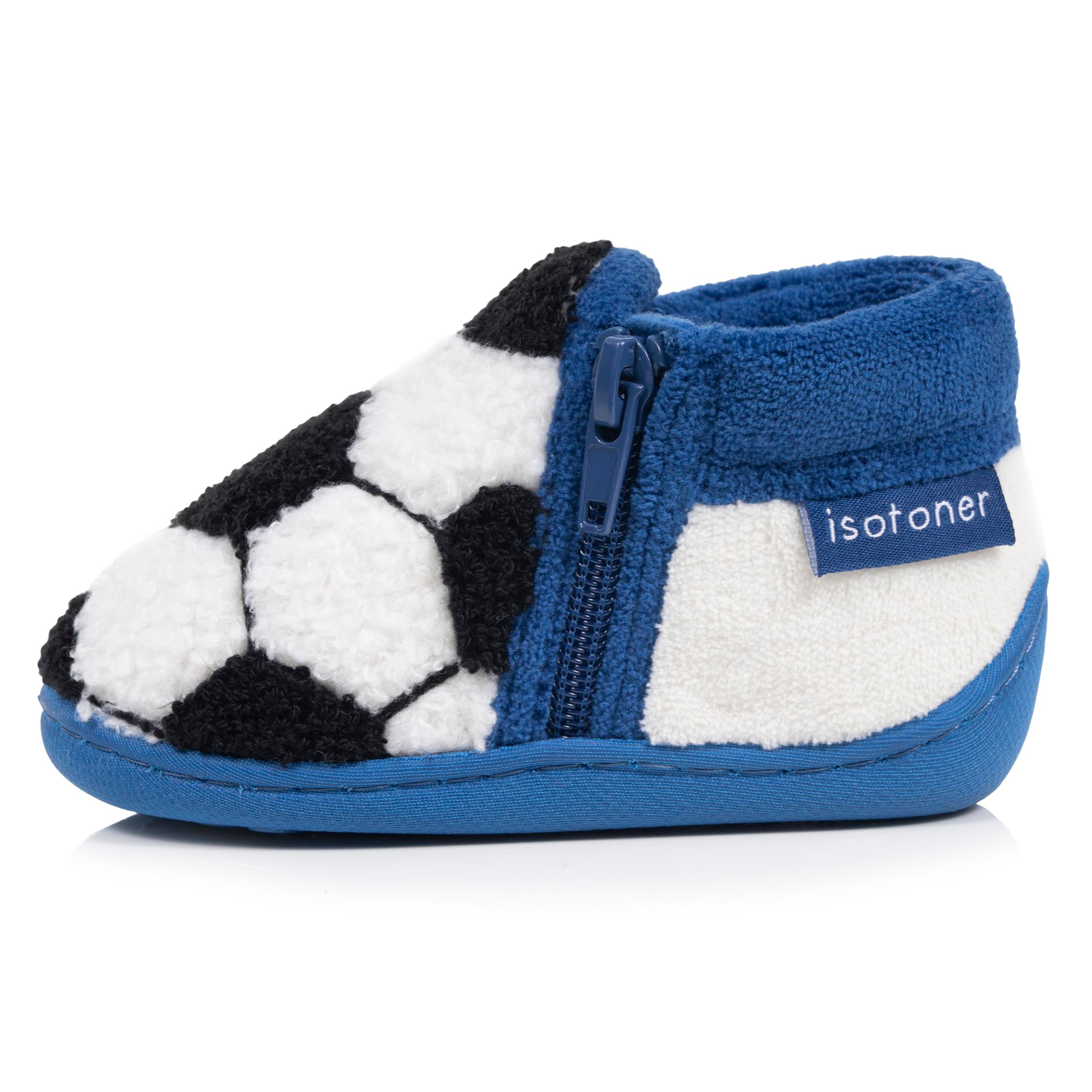 isotoner-chaussons-bottillons-zip-b-b-gar-on-bleu image 3