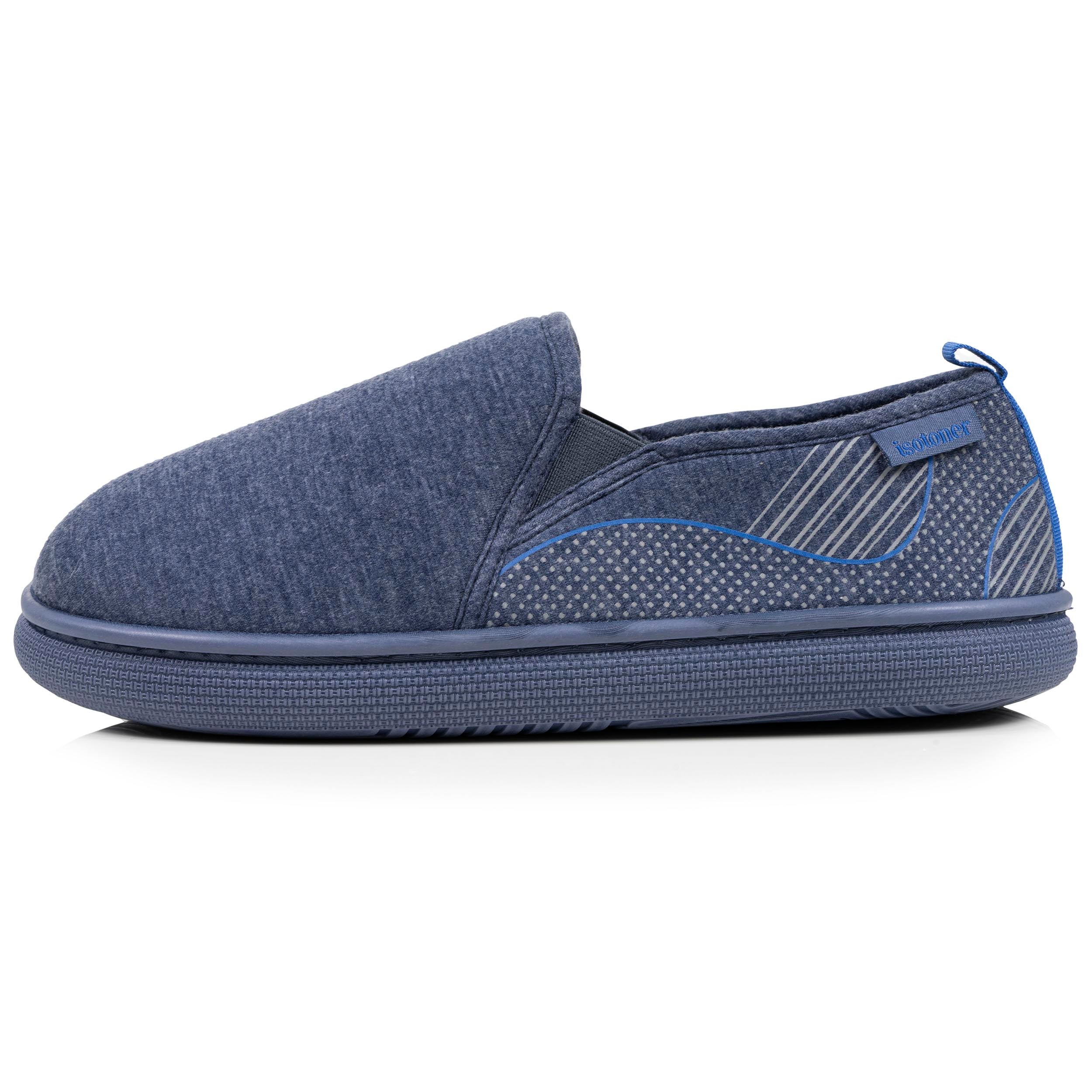 isotoner-chaussons-slippers-homme-bloup-marine image 4
