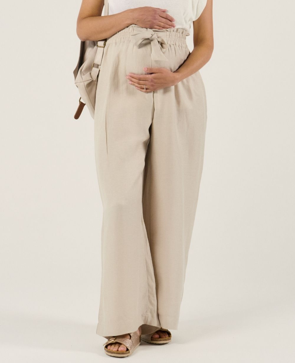 cache-c-ur-sahel-pantalon-de-grossesse-beige image 1