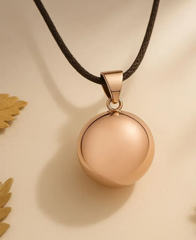 cache-c-ur-bola-grossesse-glossy-or-rose-dor-or-fin image 1