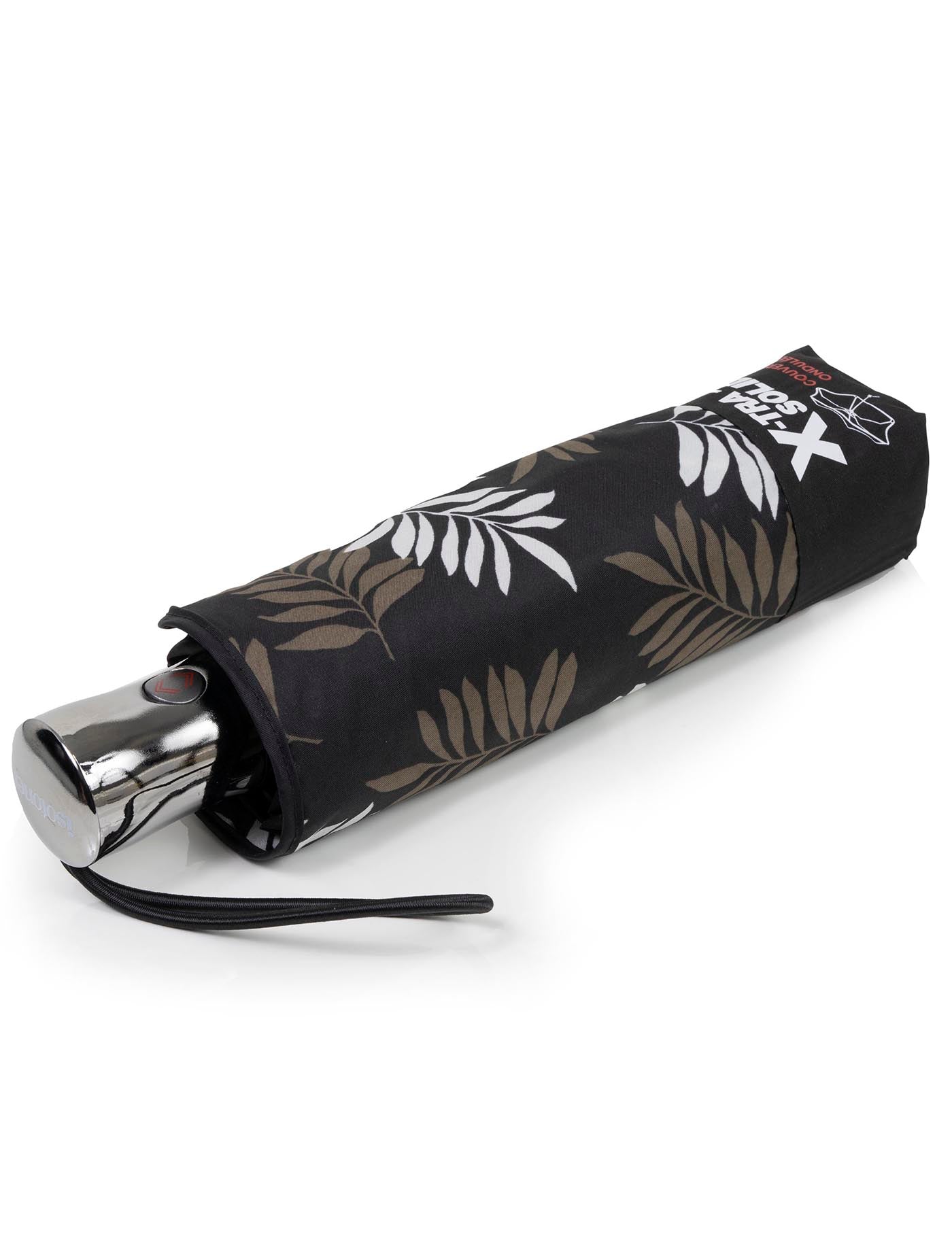 isotoner-parapluie-x-tra-solide-28-cm-feuille-kaki image 6