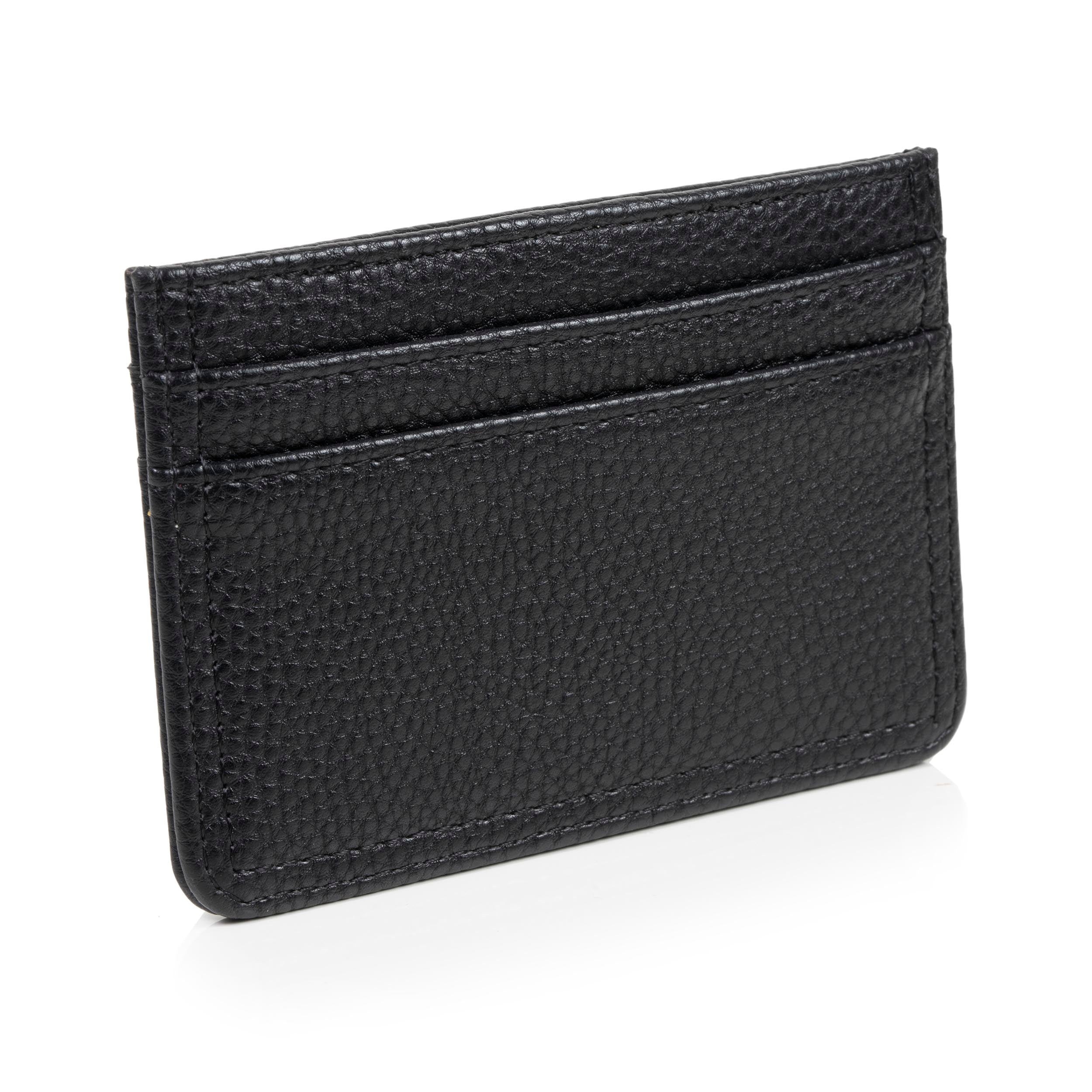 isotoner-porte-cartes-mixte-noir-effet-cuir-grain-anti-rfid image 3