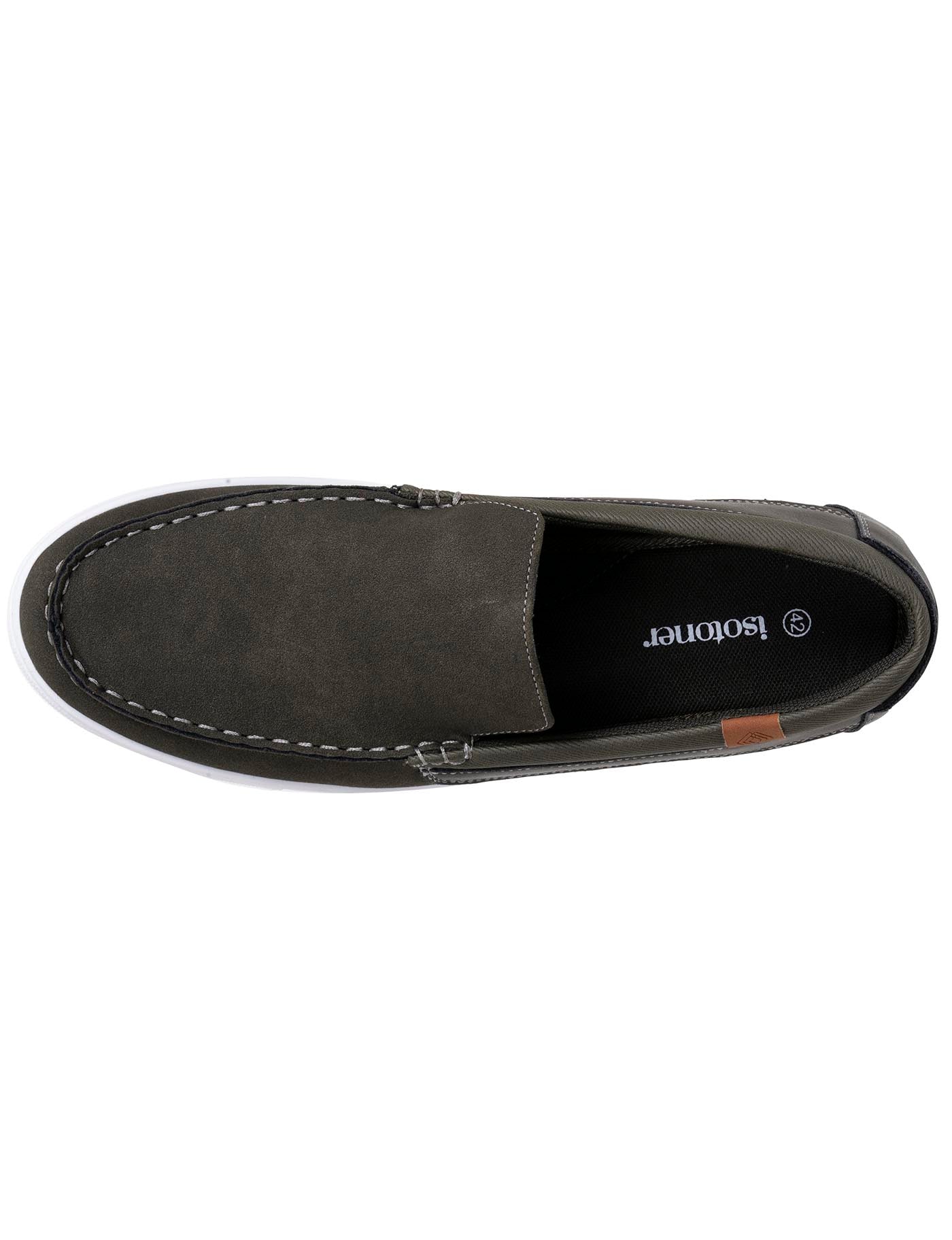 isotoner-mocassins-homme-kaki-confort-everywear image 7