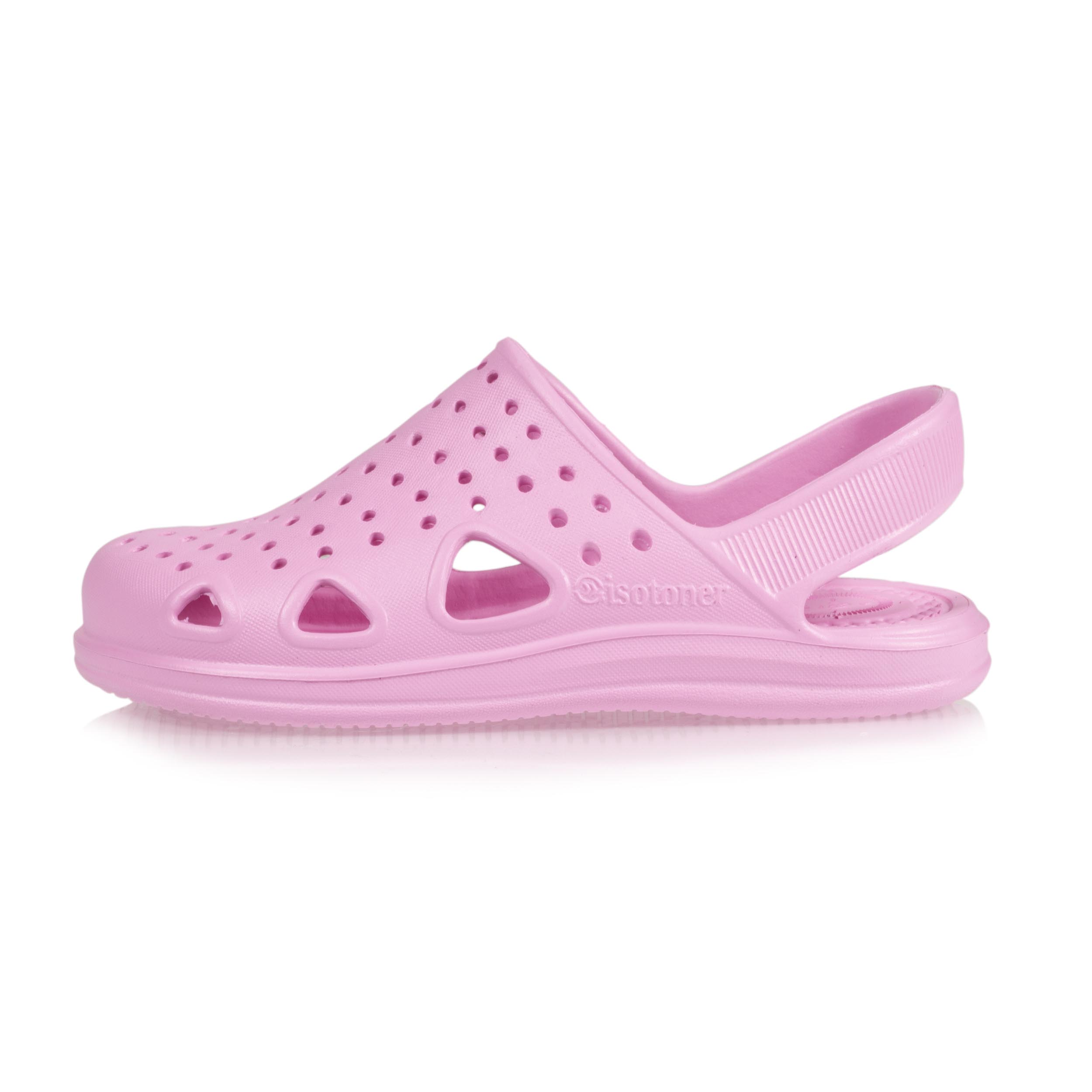 isotoner-mules-sabots-enfant-rose-bonbon image 3