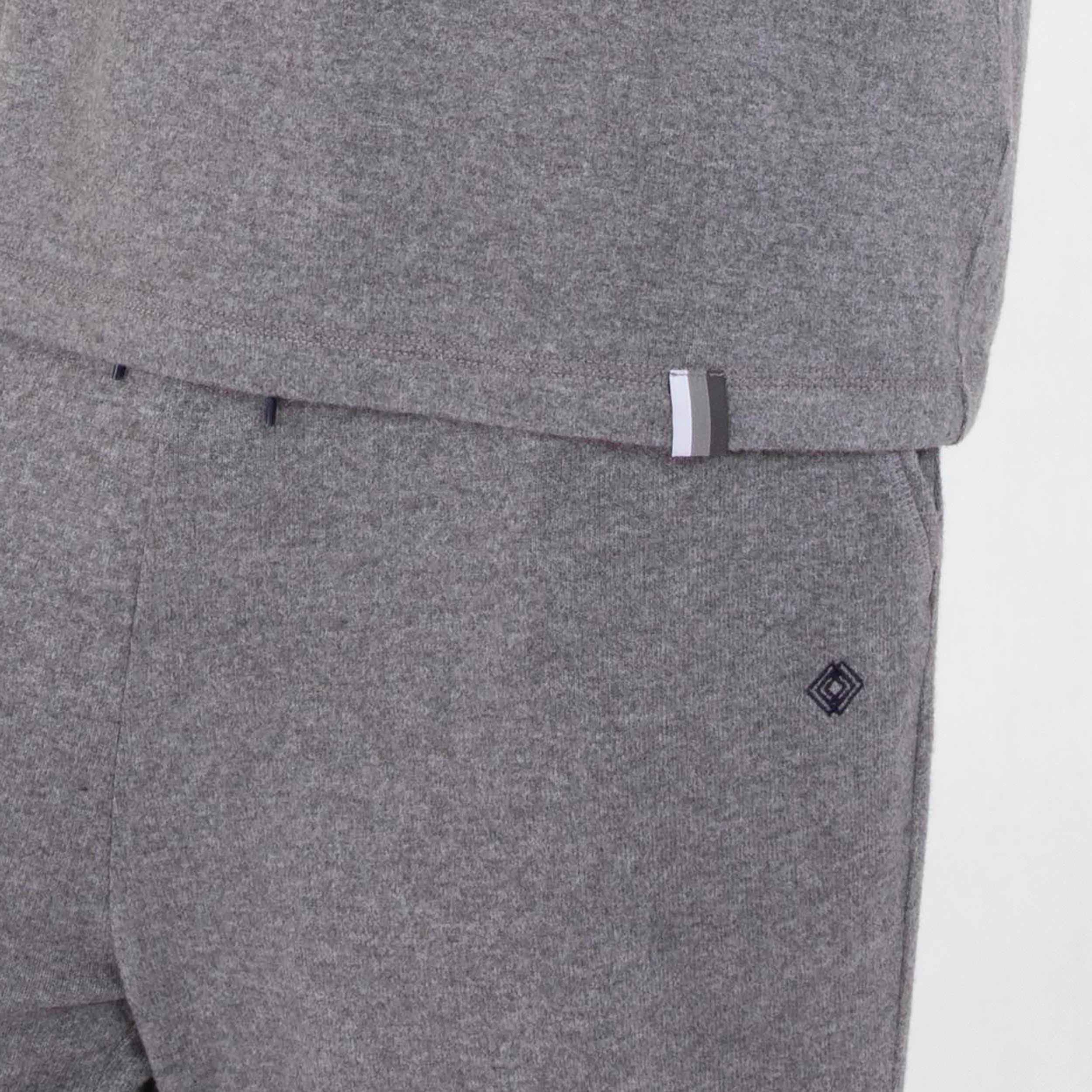 isotoner-t-shirt-manches-courtes-homme-gris-viscose-ecovero image 2