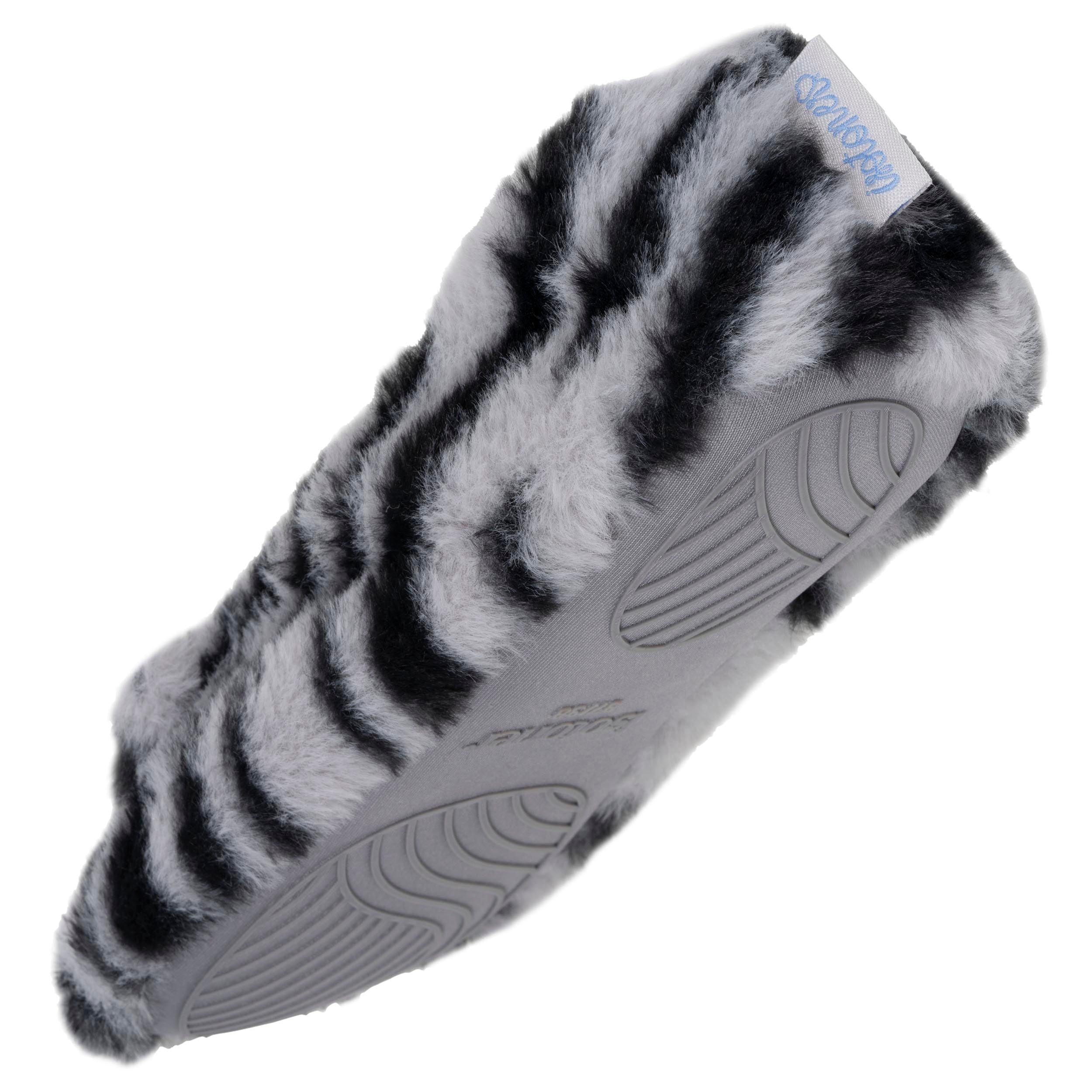 isotoner-chaussons-ballerines-3d-femme-chat-tigr image 5