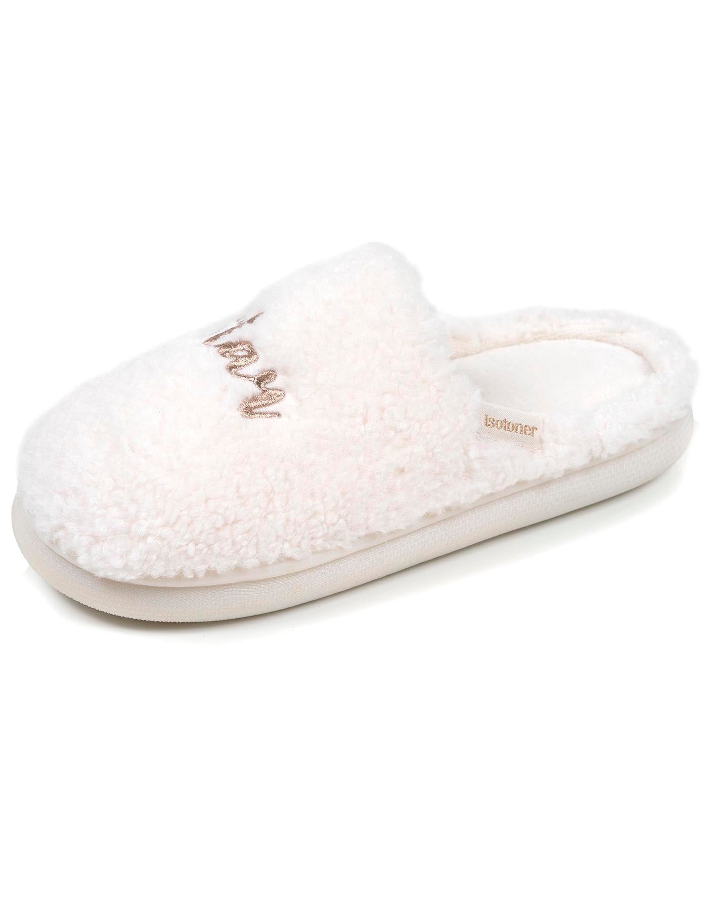 isotoner-chaussons-mules-femme-bloup-ivoire image 6