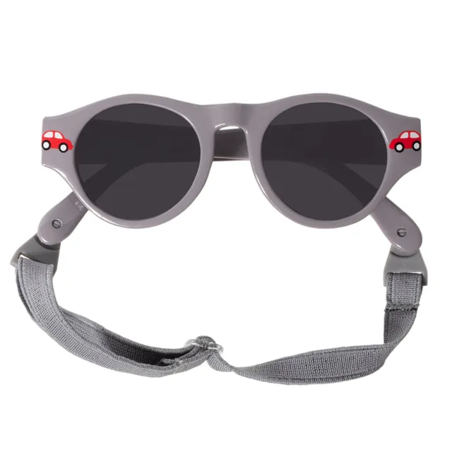 isotoner-lunettes-de-soleil-gar-on-2-3-ans-rondes-grises image 1