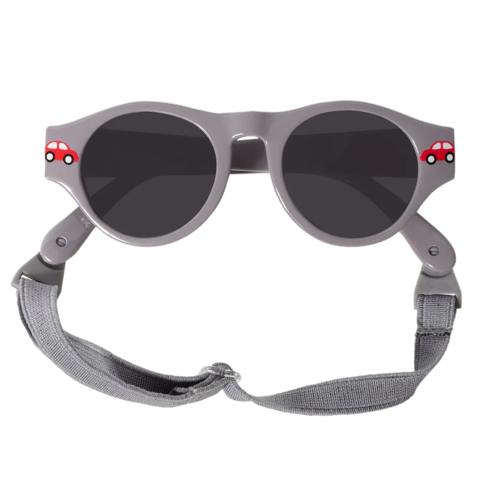 isotoner-lunettes-de-soleil-gar-on-2-3-ans-rondes-grises image 1