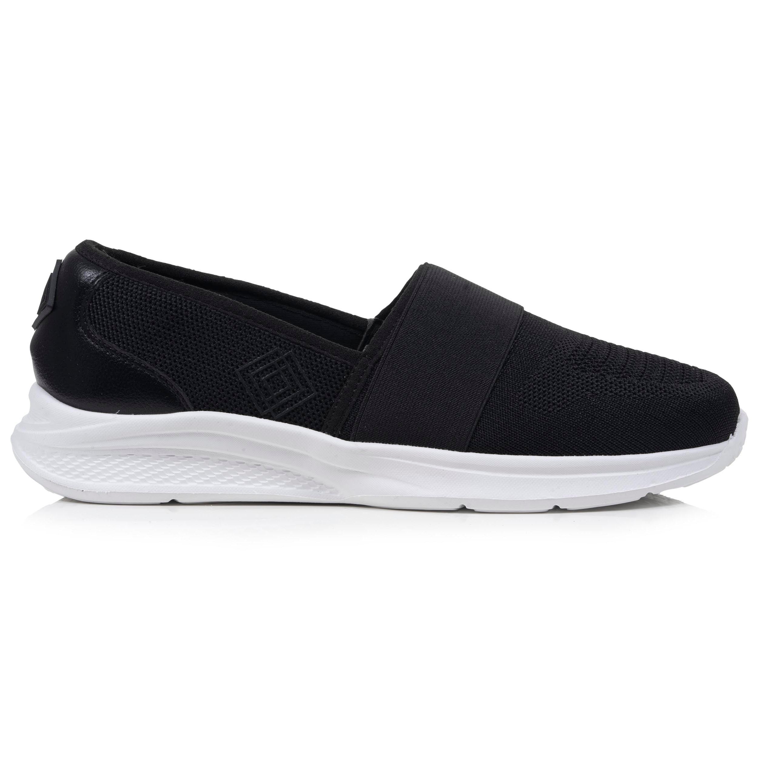 isotoner-baskets-slippers-femme-lastique-noir-everywear image 8