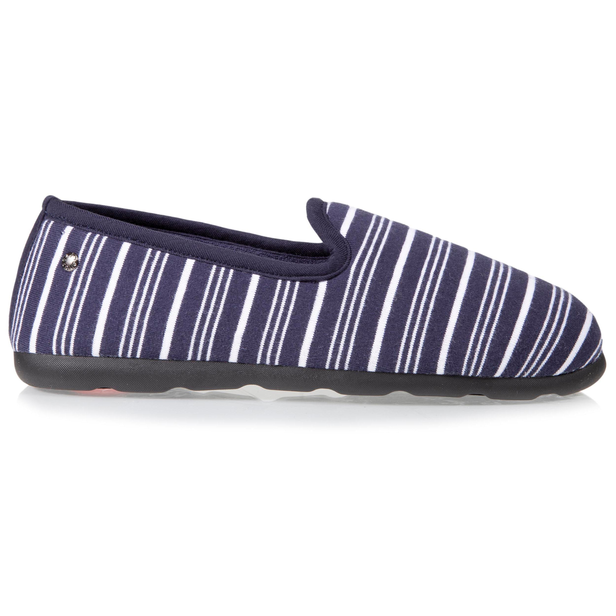 isotoner-chaussons-charentaises-femme-bleu-marine-marini-re image 8