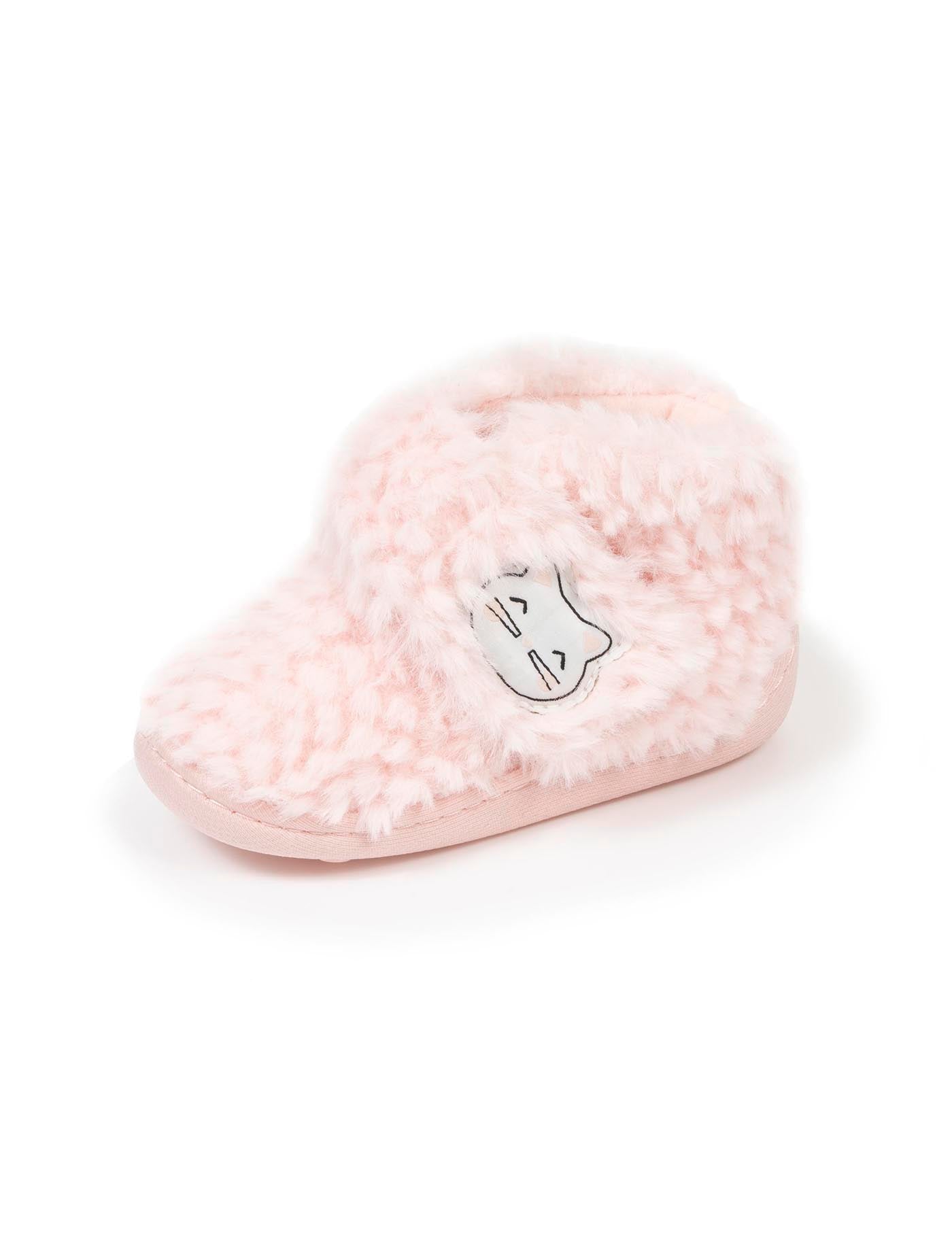 isotoner-chaussons-bottillons-scratch-b-b-rose-chat image 6