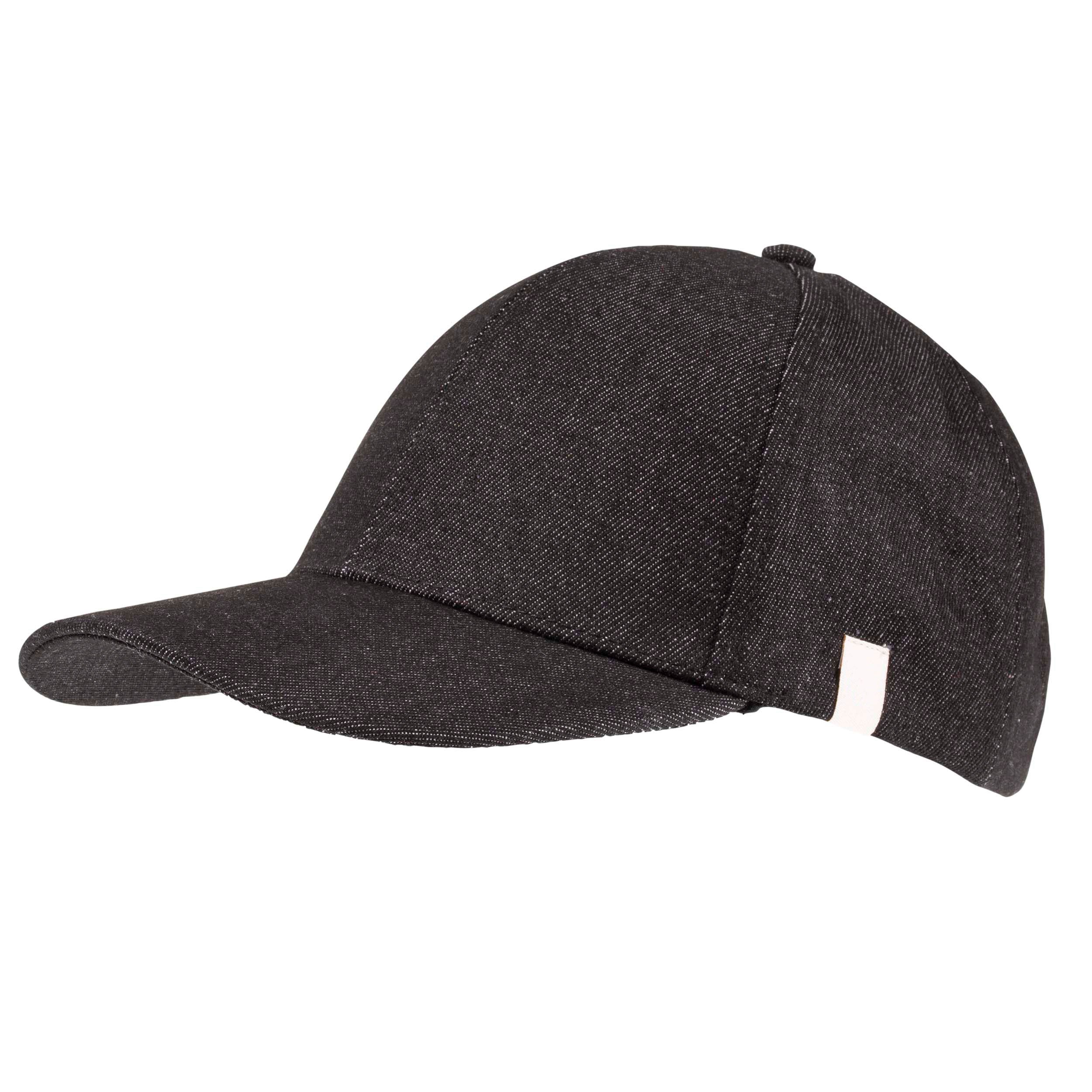 isotoner-casquette-ajustable-jean-noir-coton image 1