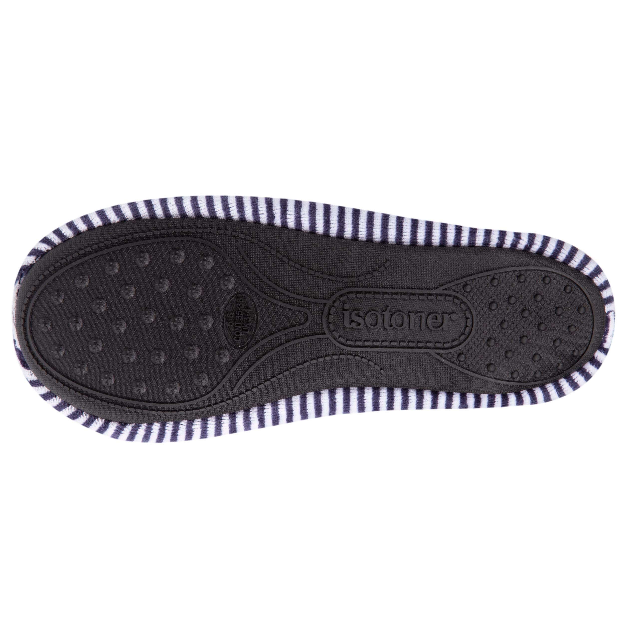 isotoner-chaussons-ballerines-junior-rayures-marini-re-fille image 4