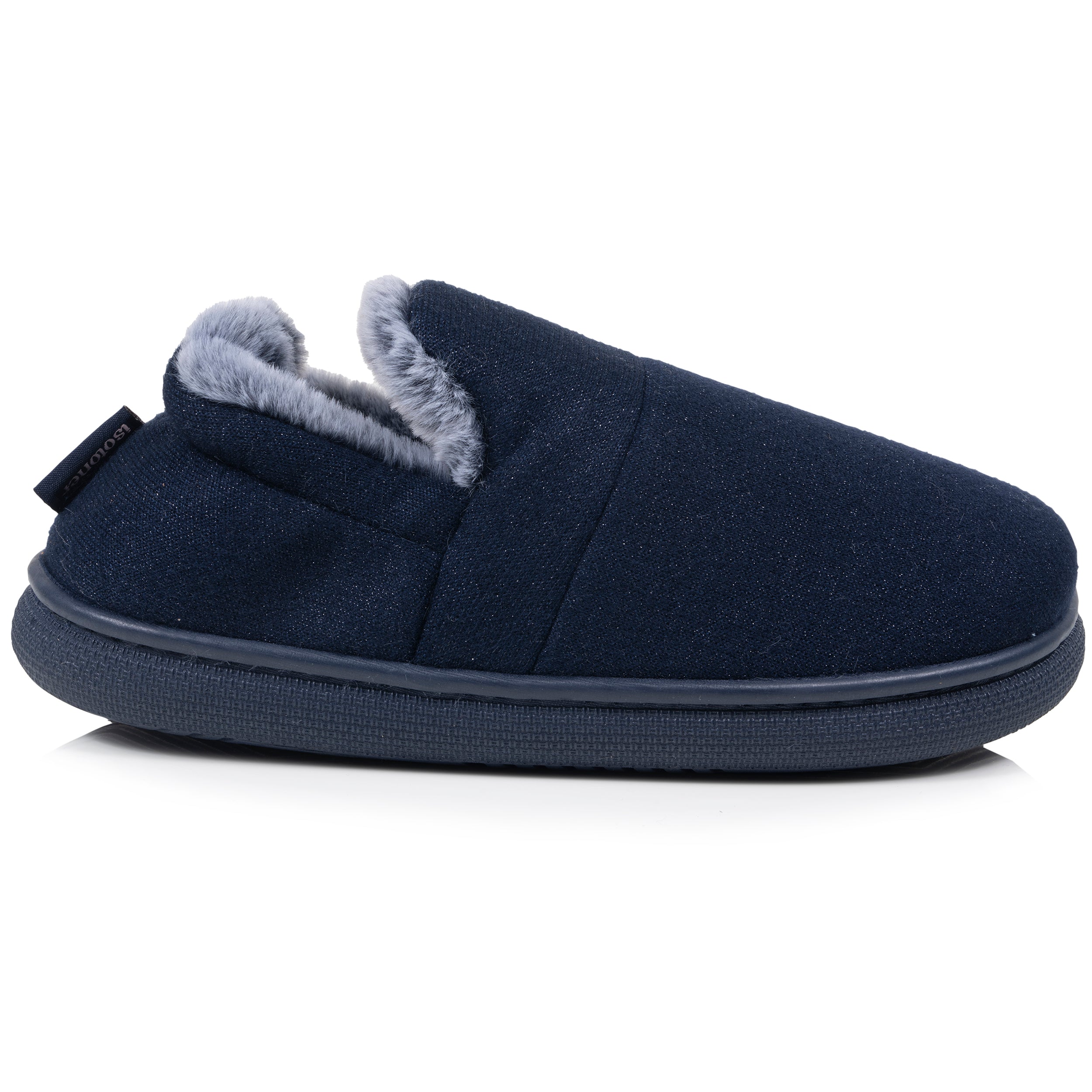 isotoner-chaussons-slippers-femme-bloup-marine-confort-longue-dur-e image 8