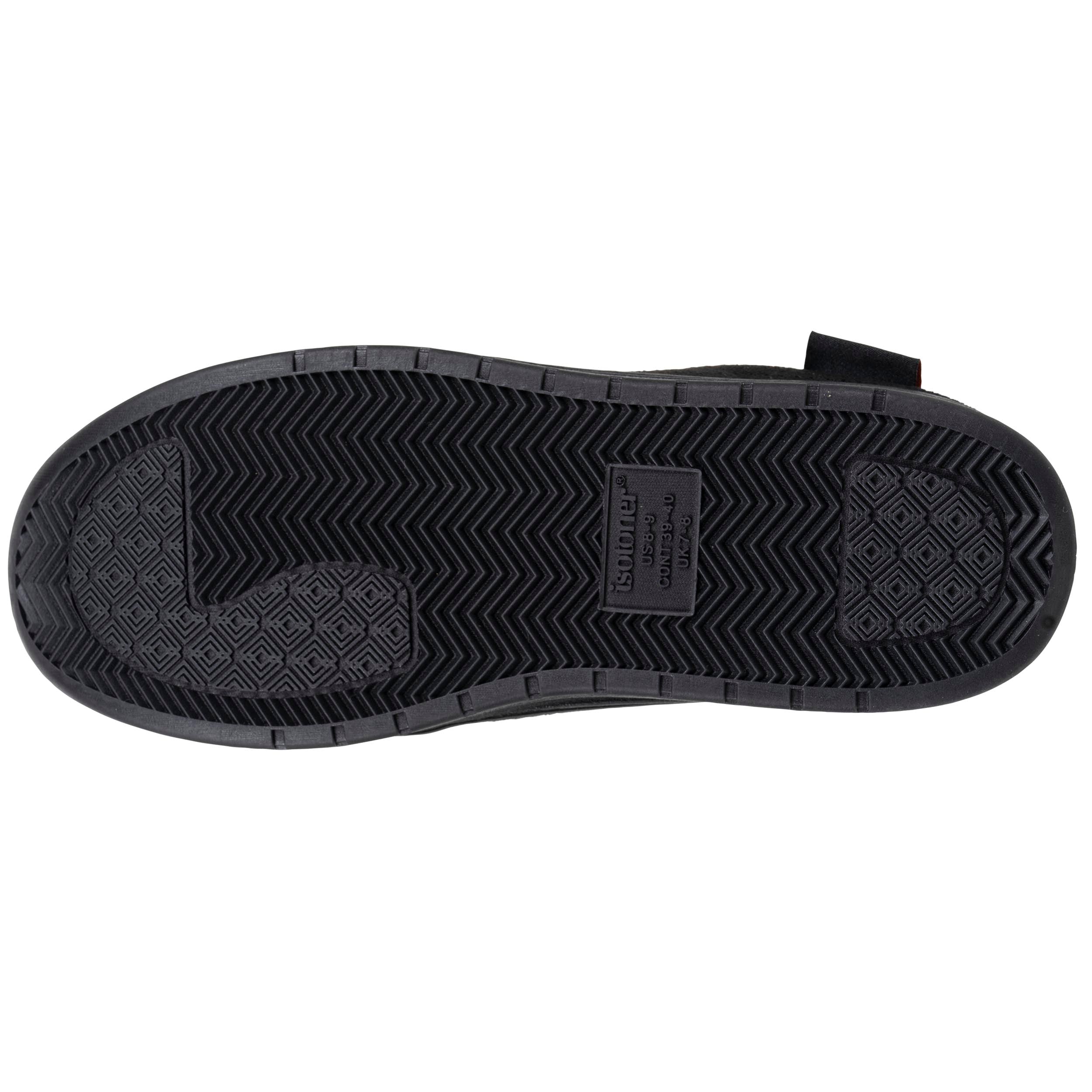 isotoner-chaussons-mules-homme-noir-perfor-es-su-dine-semelle-sport image 4