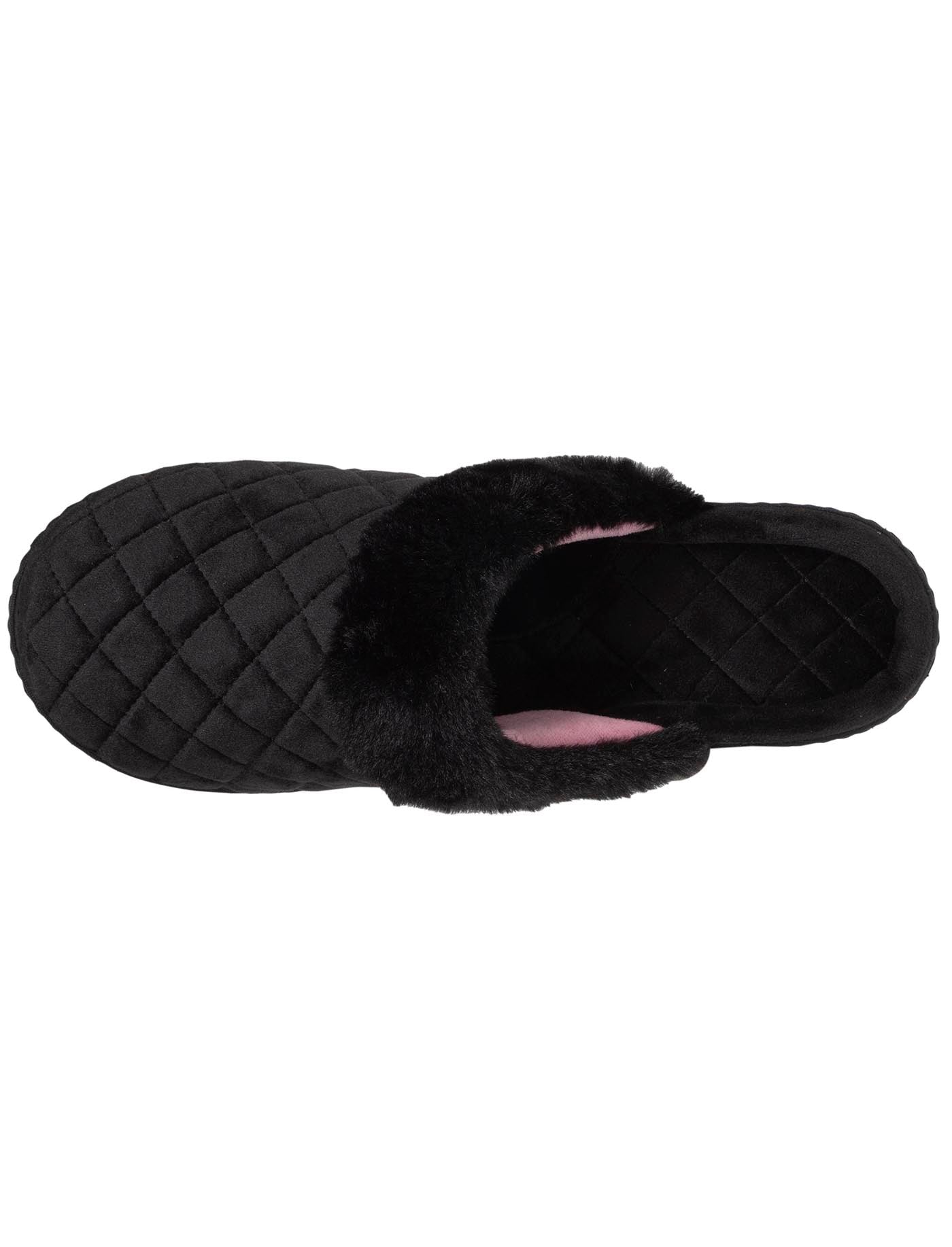 isotoner-chaussons-mules-femme-matelass-noir image 7