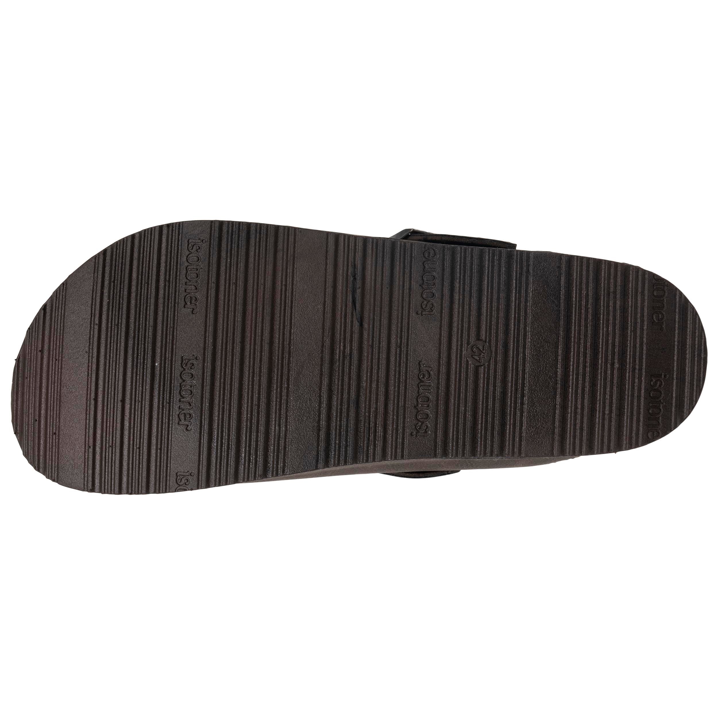 isotoner-sabots-homme-fourr-s-marron-doublure-fourrure image 4