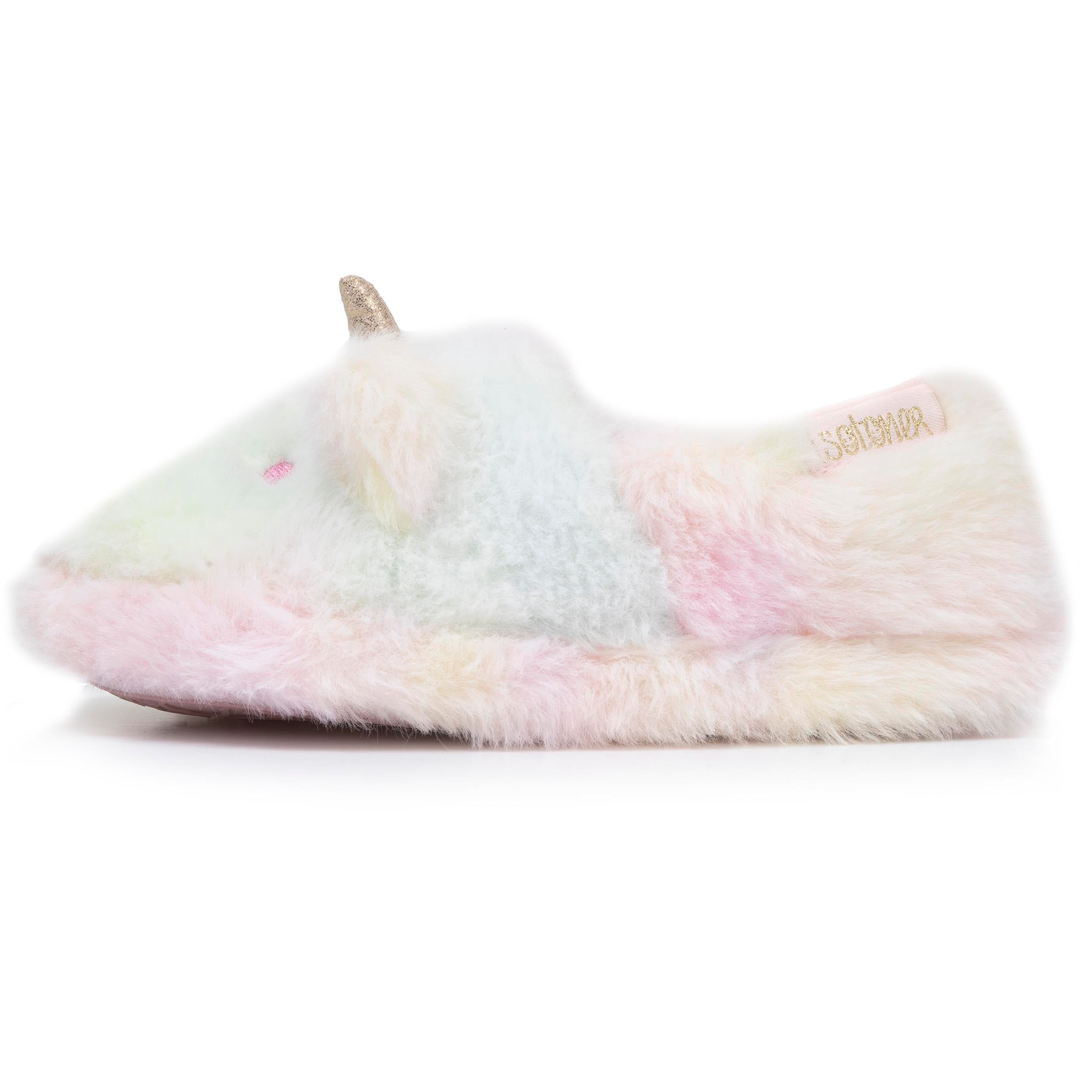 isotoner-chaussons-slippers-fille-licorne-multicolor image 3