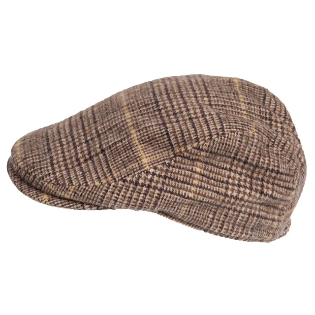 isotoner-casquette-homme-carreaux-marron-doubl-e image 1