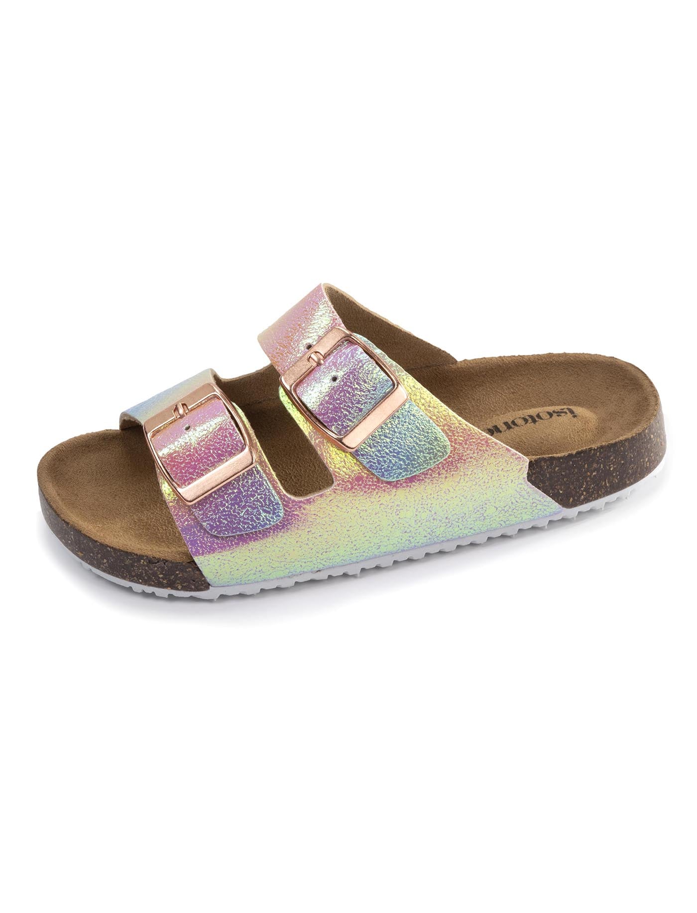isotoner-mules-sandales-enfant-double-bride-multico image 6