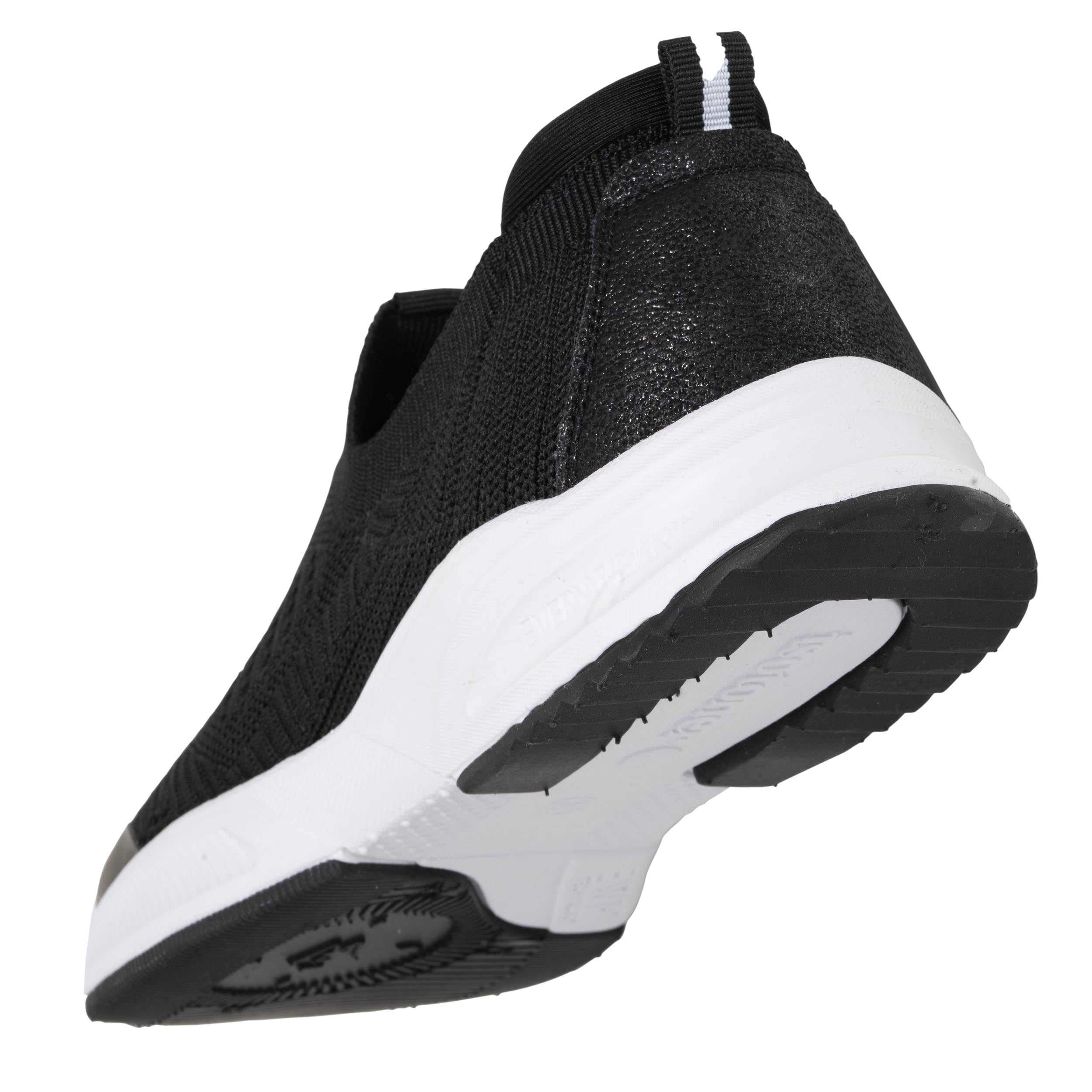 isotoner-baskets-femme-slip-on-sport-noir-lurex image 5