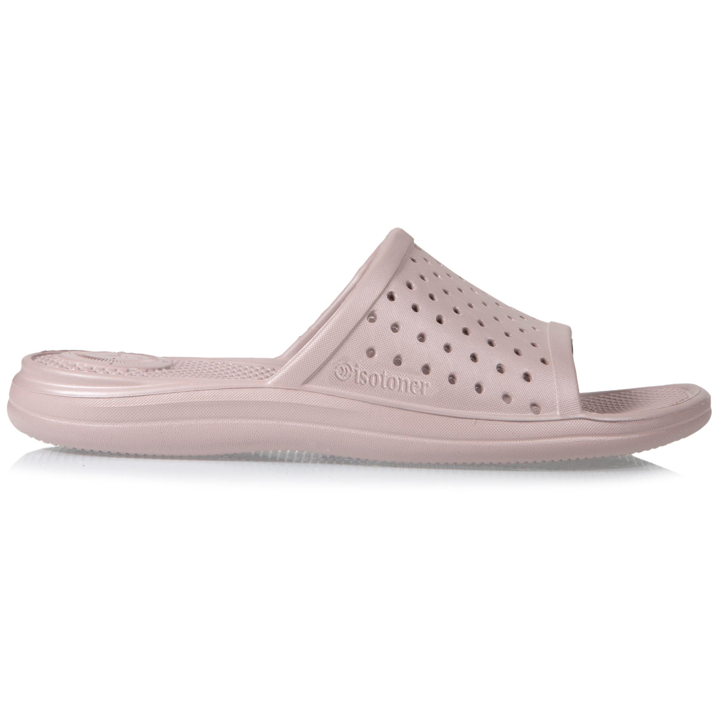 isotoner-mules-claquettes-femme-ajour-es-taupe-everywear image 8