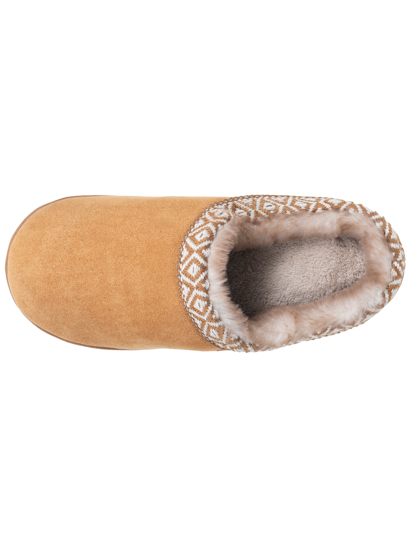isotoner-chaussons-mules-plateforme-femme-camel-liser image 7