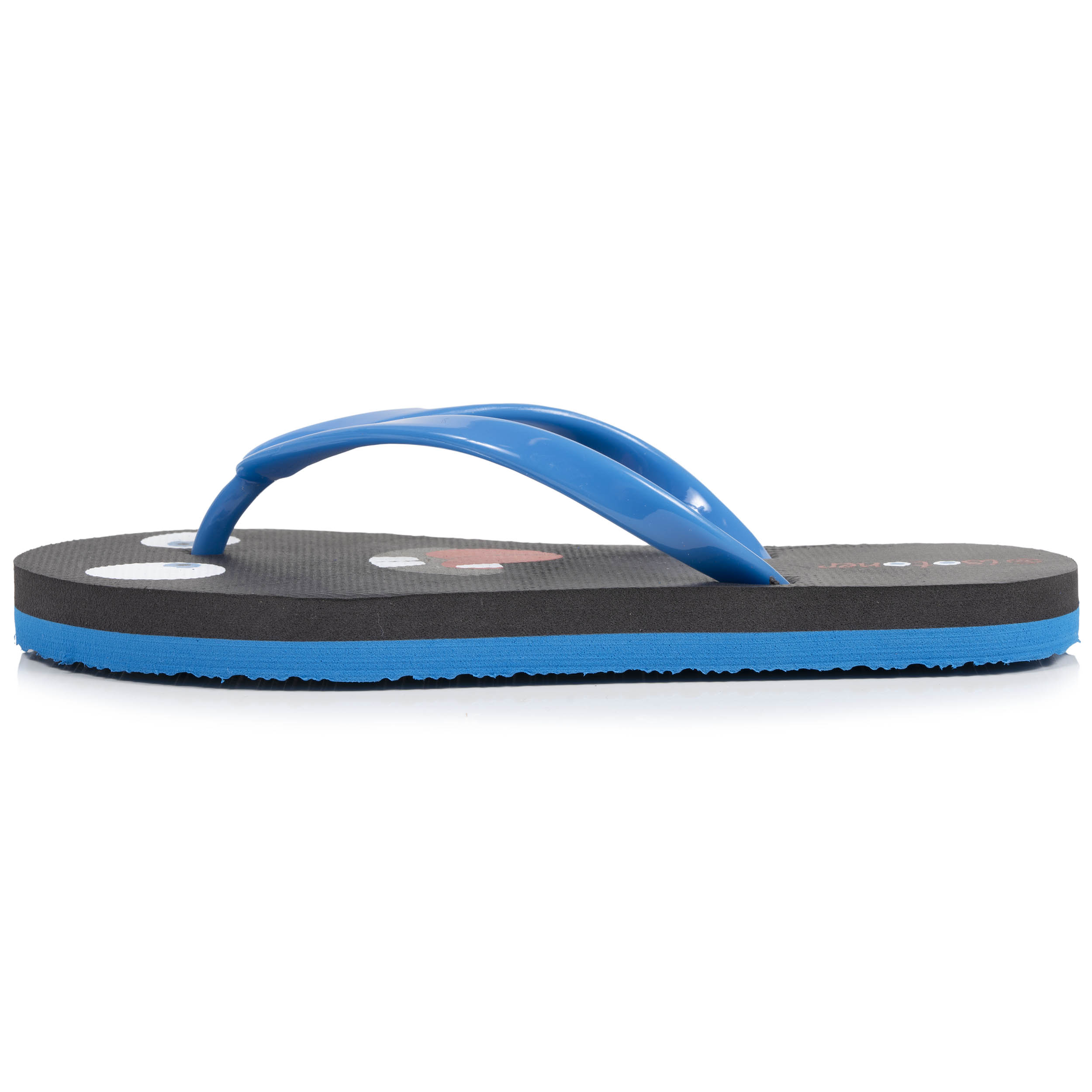isotoner-tongs-enfant-monstre-gris-bleu image 3