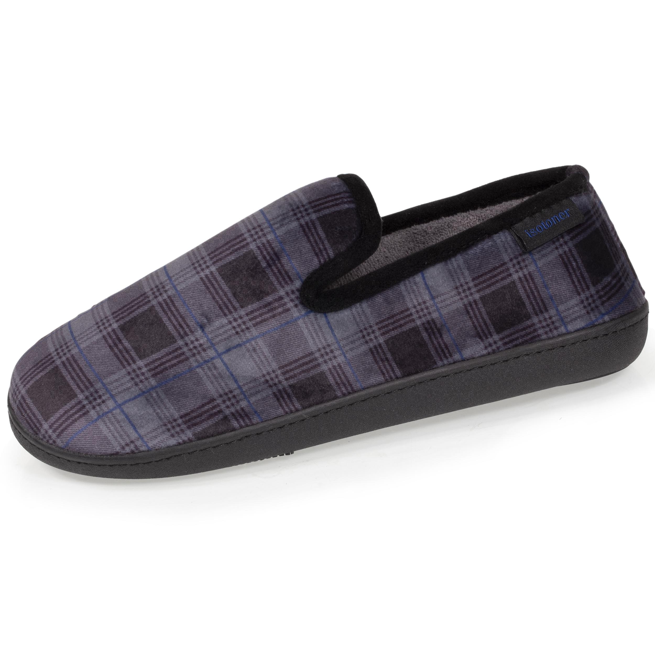 isotoner-chaussons-charentaises-homme-tartan image 1