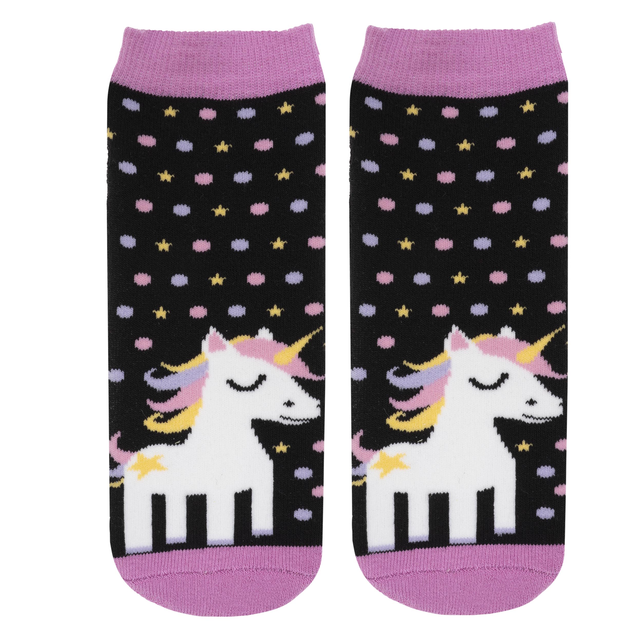 isotoner-chaussettes-antid-rapantes-enfant-marine-licorne-5-8-ans image 1