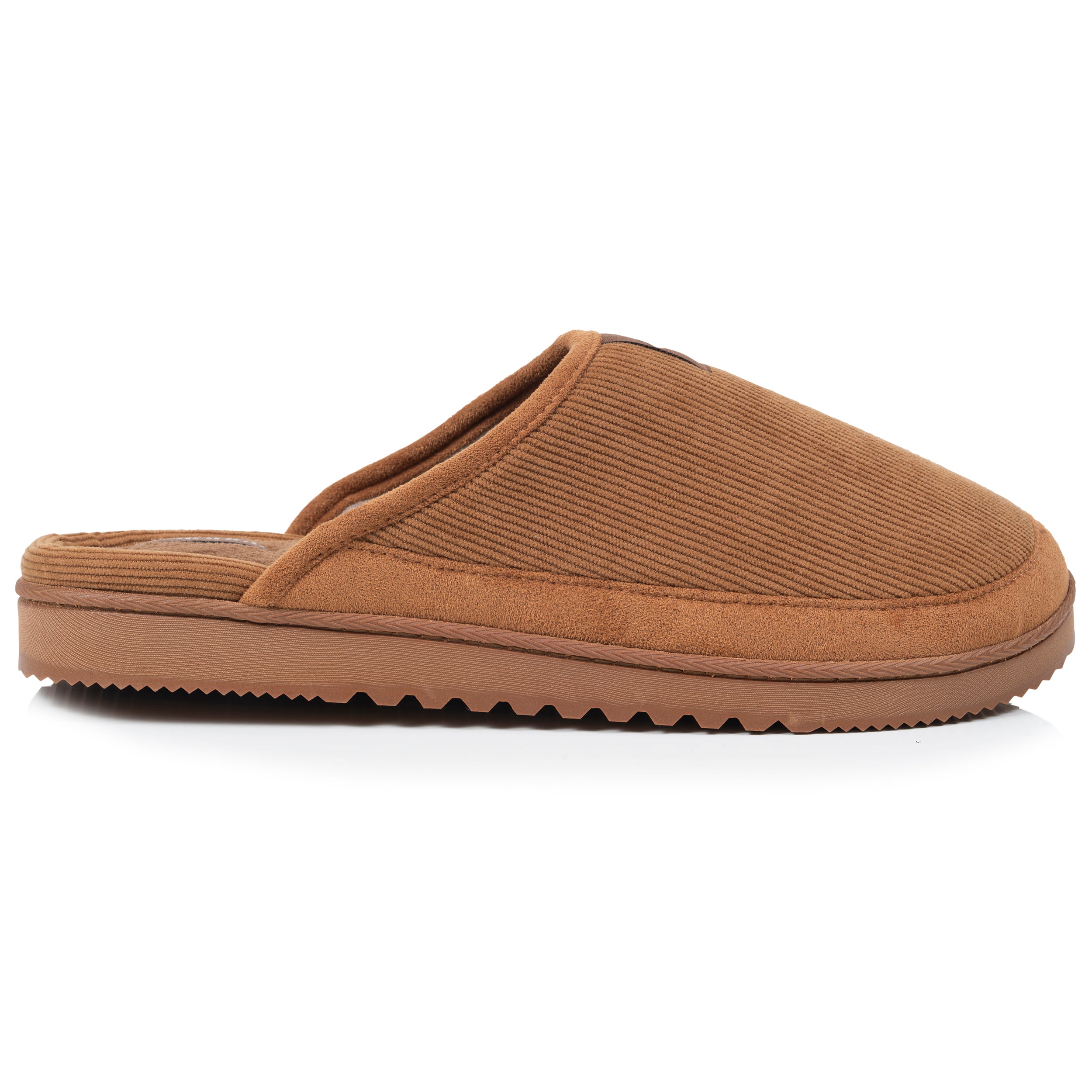 isotoner-chaussons-mules-homme-camel-semelle-crant-e image 8
