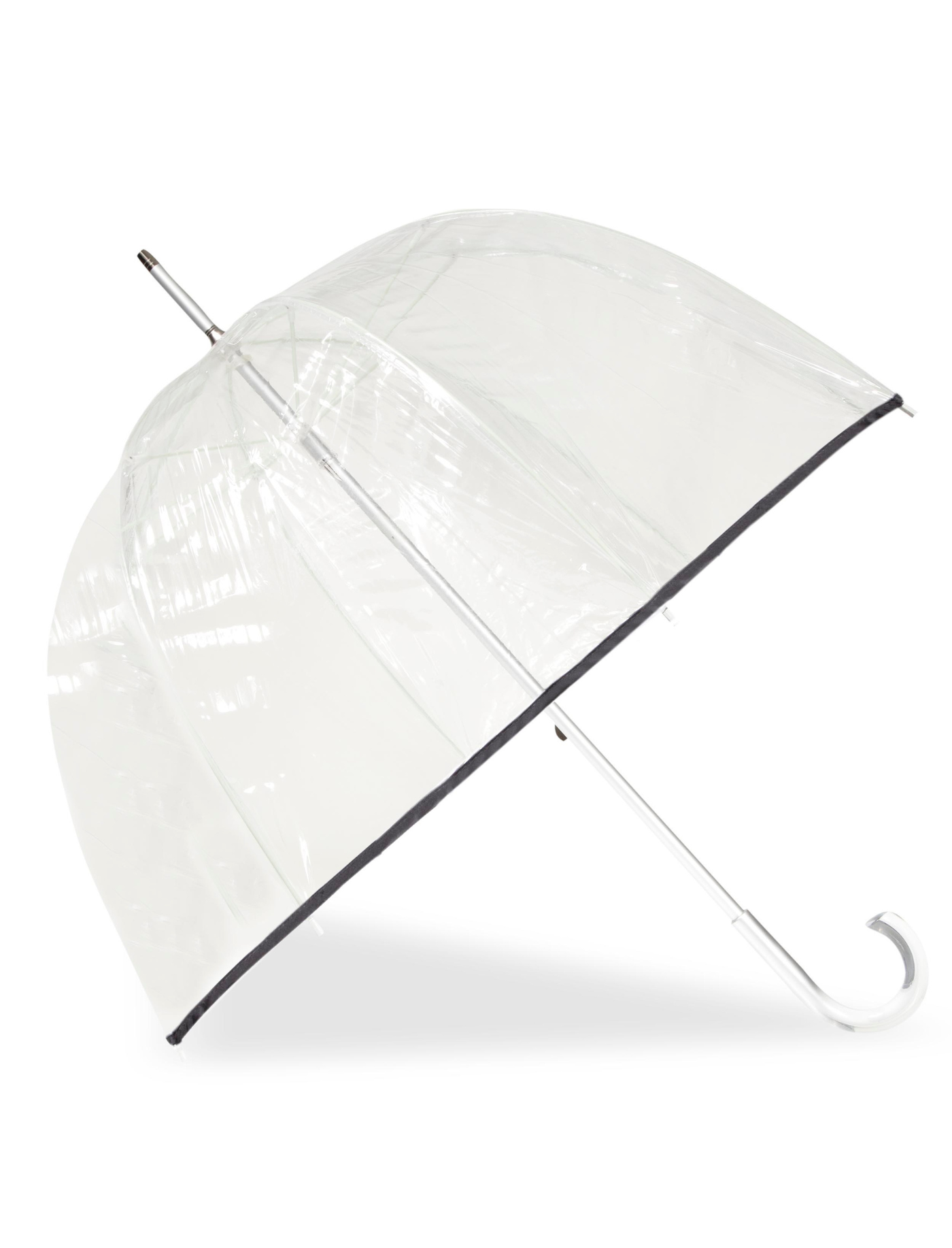isotoner-parapluie-cloche-transparent-pvc-noir image 6